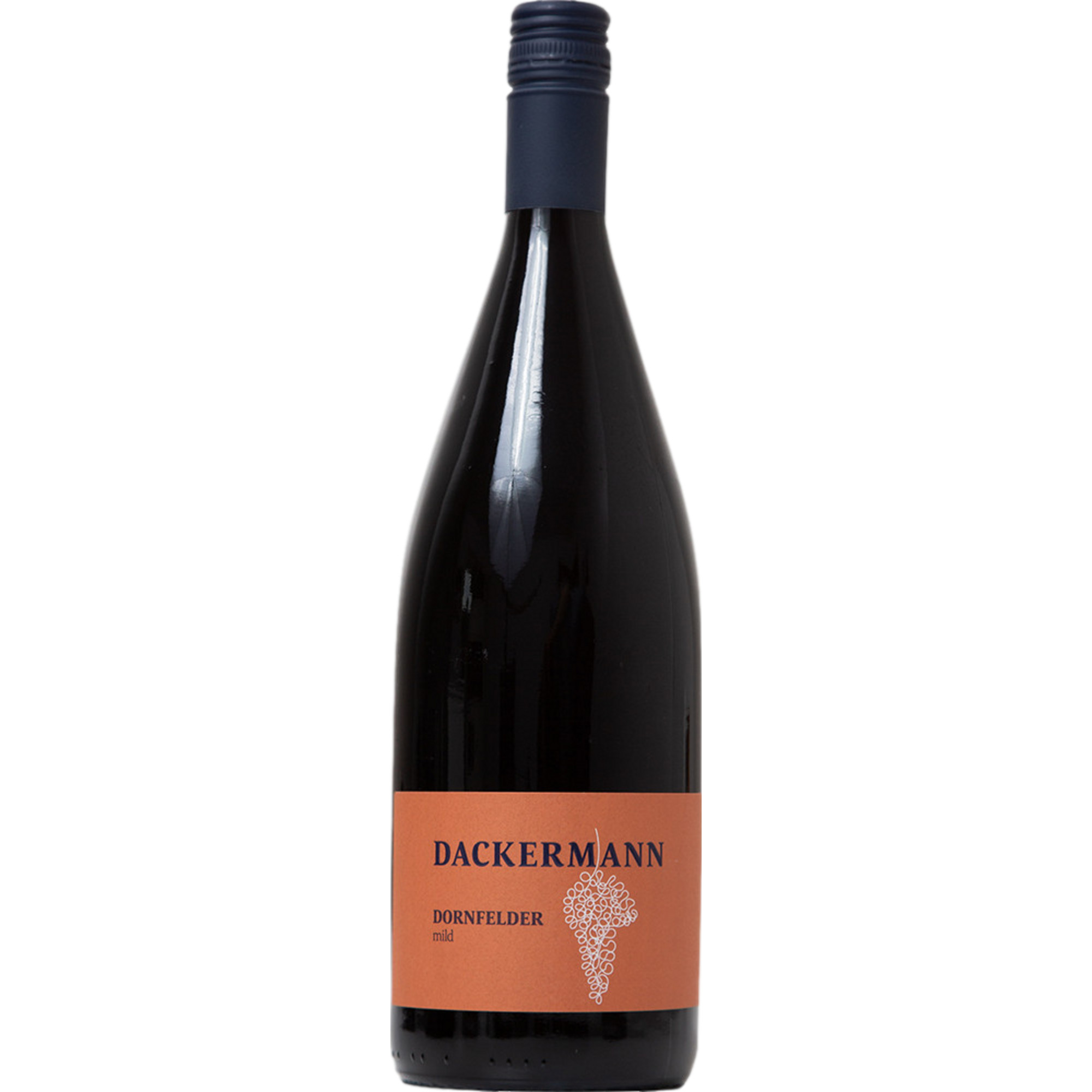 Dackermann Dornfelder, Mild, Rheinhessen, 1,0 Liter, Rheinhessen, 2022, Rotwein