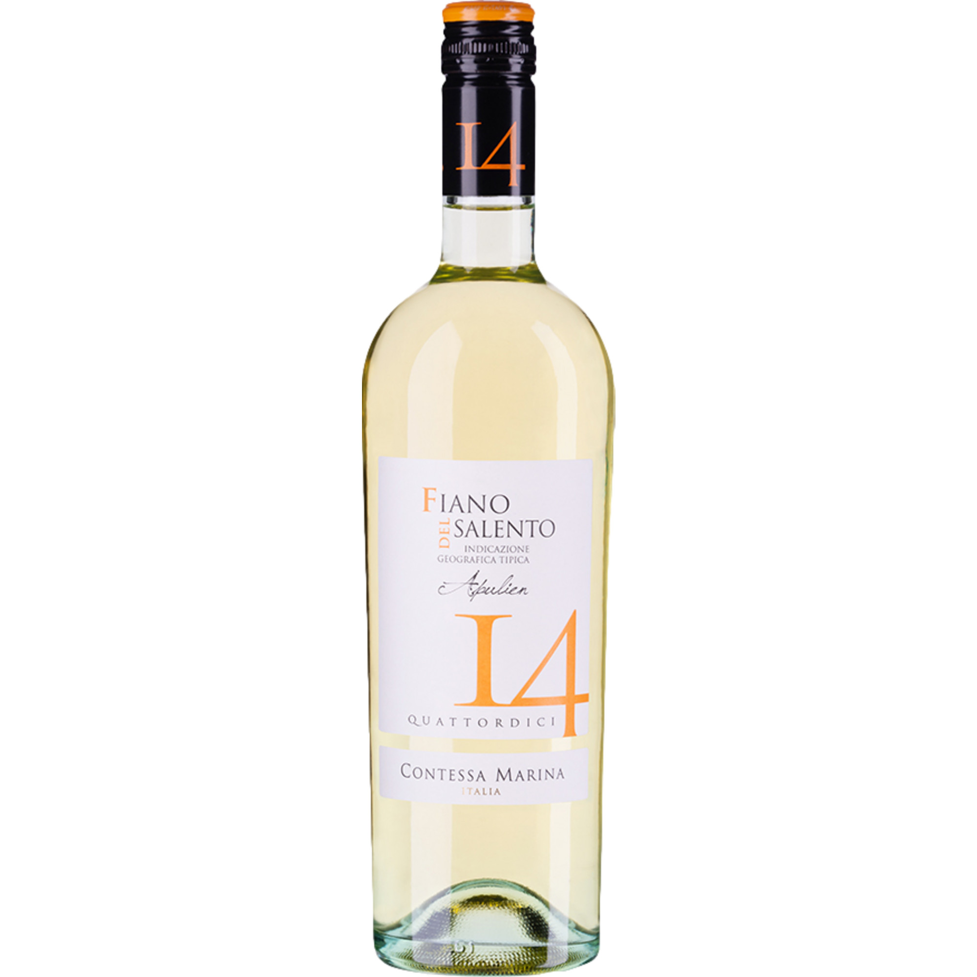 Contessa Marina 14 Fiano, Salento IGP, Apulien, 2023, Weißwein - Weißwein