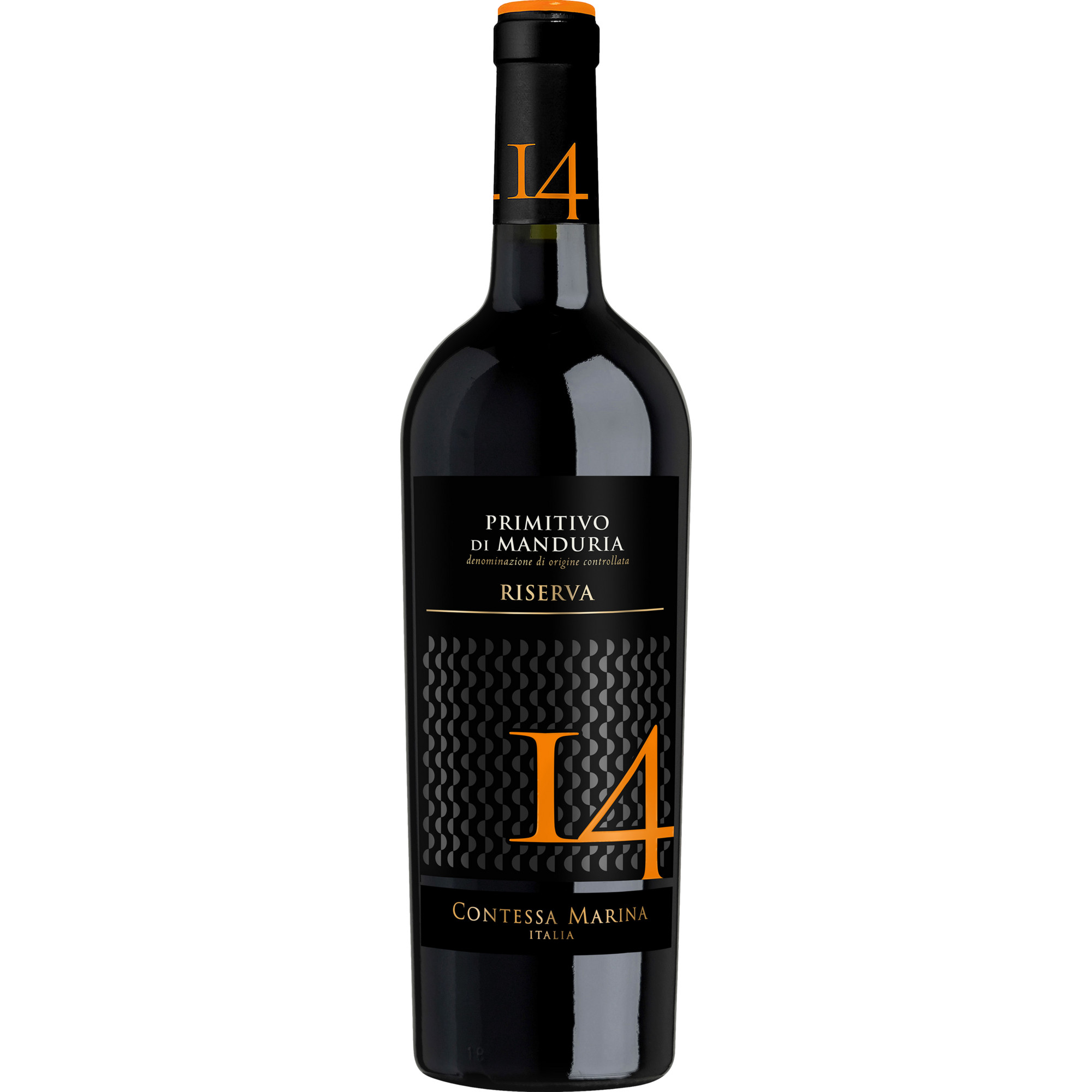 Contessa Marina 14 Primitivo di Manduria Riserva, Primitivo di Manduria DOC, Apulien, 2020, Rotwein - Rotwein