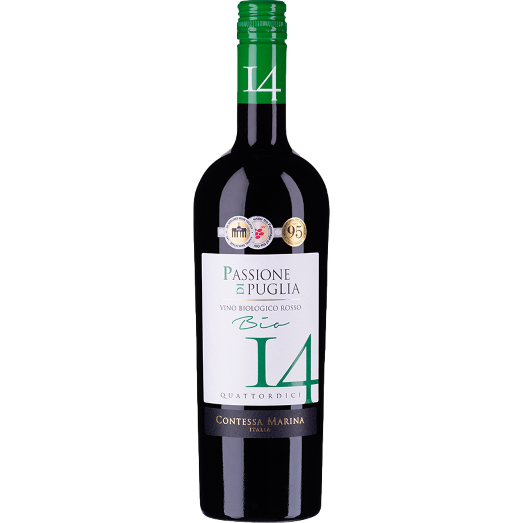Contessa Marina 14 Passione di Puglia Rosso Bio, Puglia IGP, Apulien, 2022, Rotwein - Rotwein
