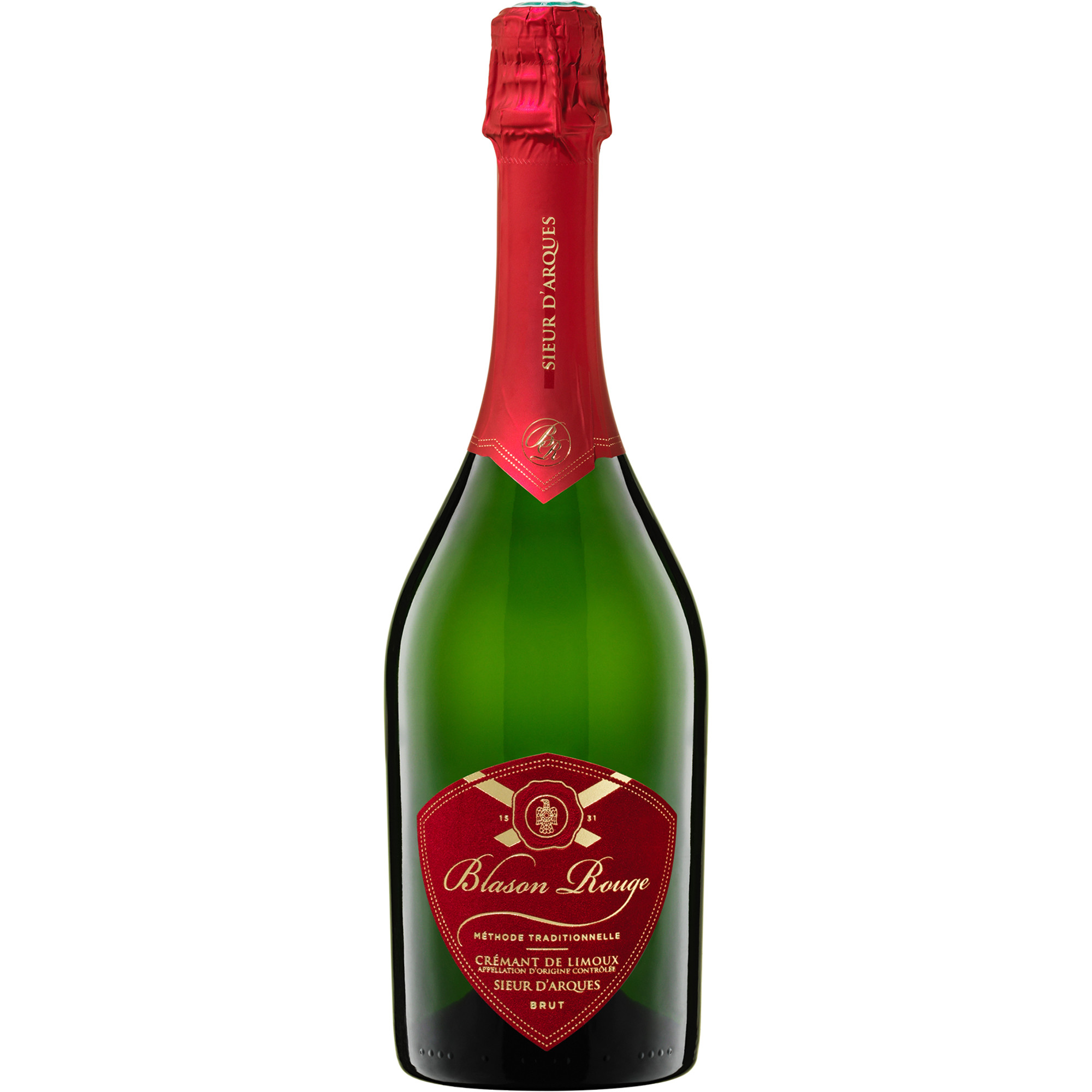 Sieur d%27Arques Blason Rouge Crémant de Limoux, Brut, Crémant de Limoux AOP, Languedoc-Roussillon, Schaumwein - Sekt & Crémant