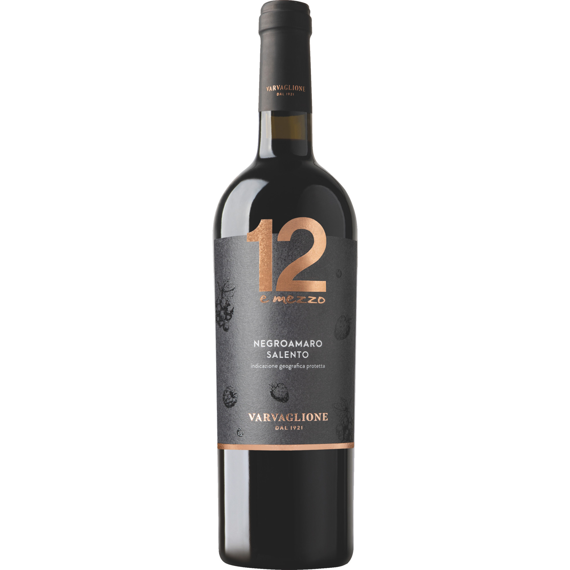 Image of 12 e mezzo Negroamaro, Negroamaro del Salento IGP, Apulien, 2022, Rotwein