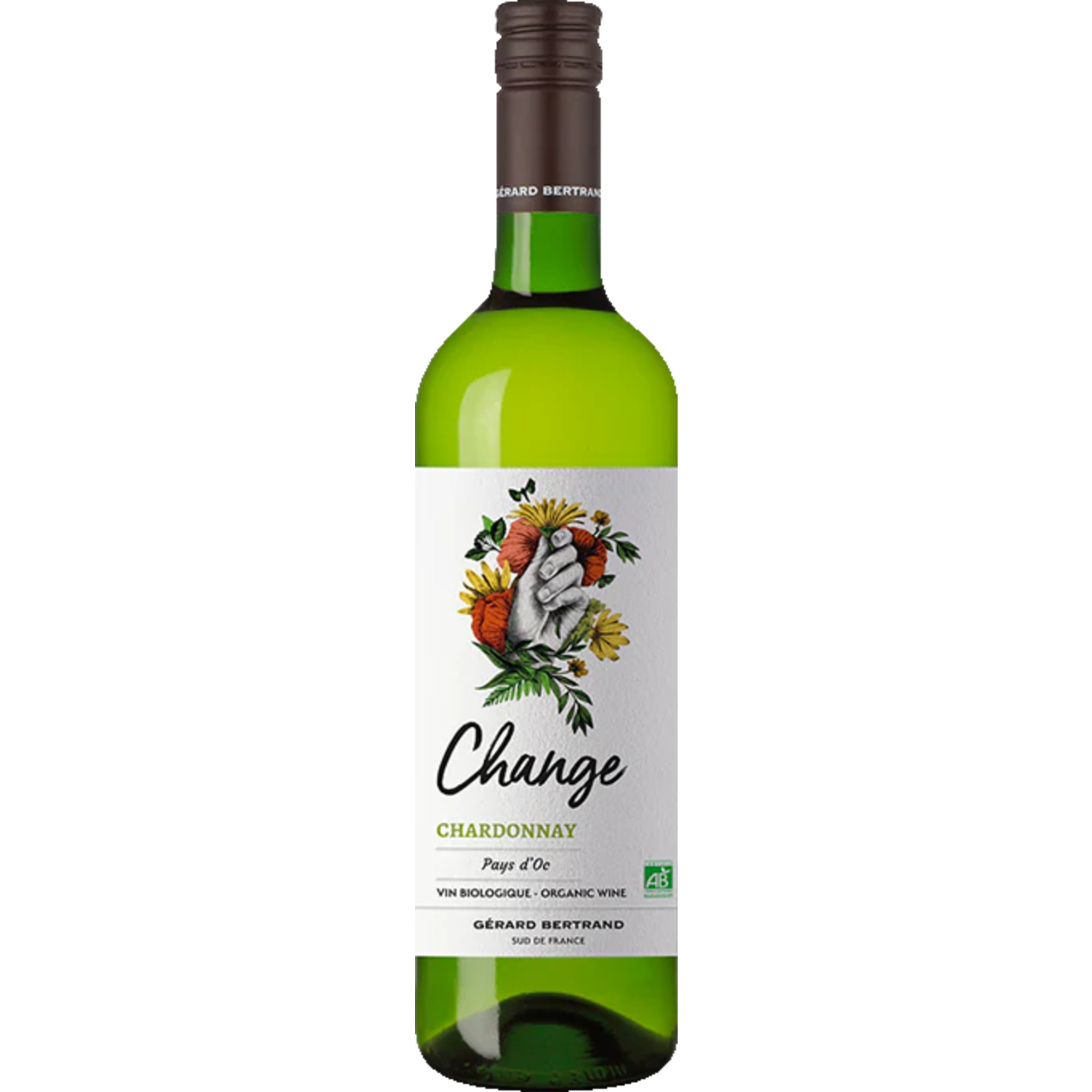 Change Chardonnay, Pays d%27Oc IGP, Languedoc-Roussillon, 2023, Weißwein - Weißwein