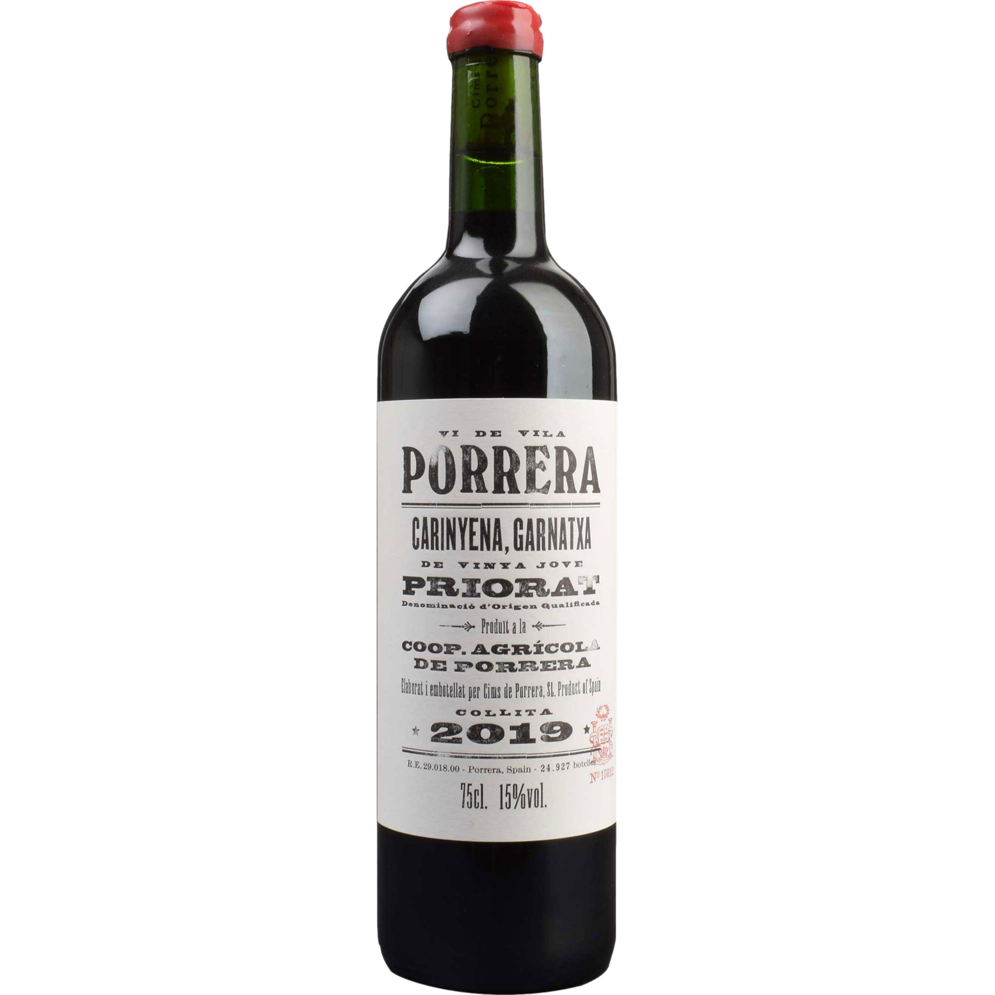 Cims De Porrera Vi De Vila De Porrera, Priorat DOCa, Katalonien, 2018, Rotwein - Rotwein
