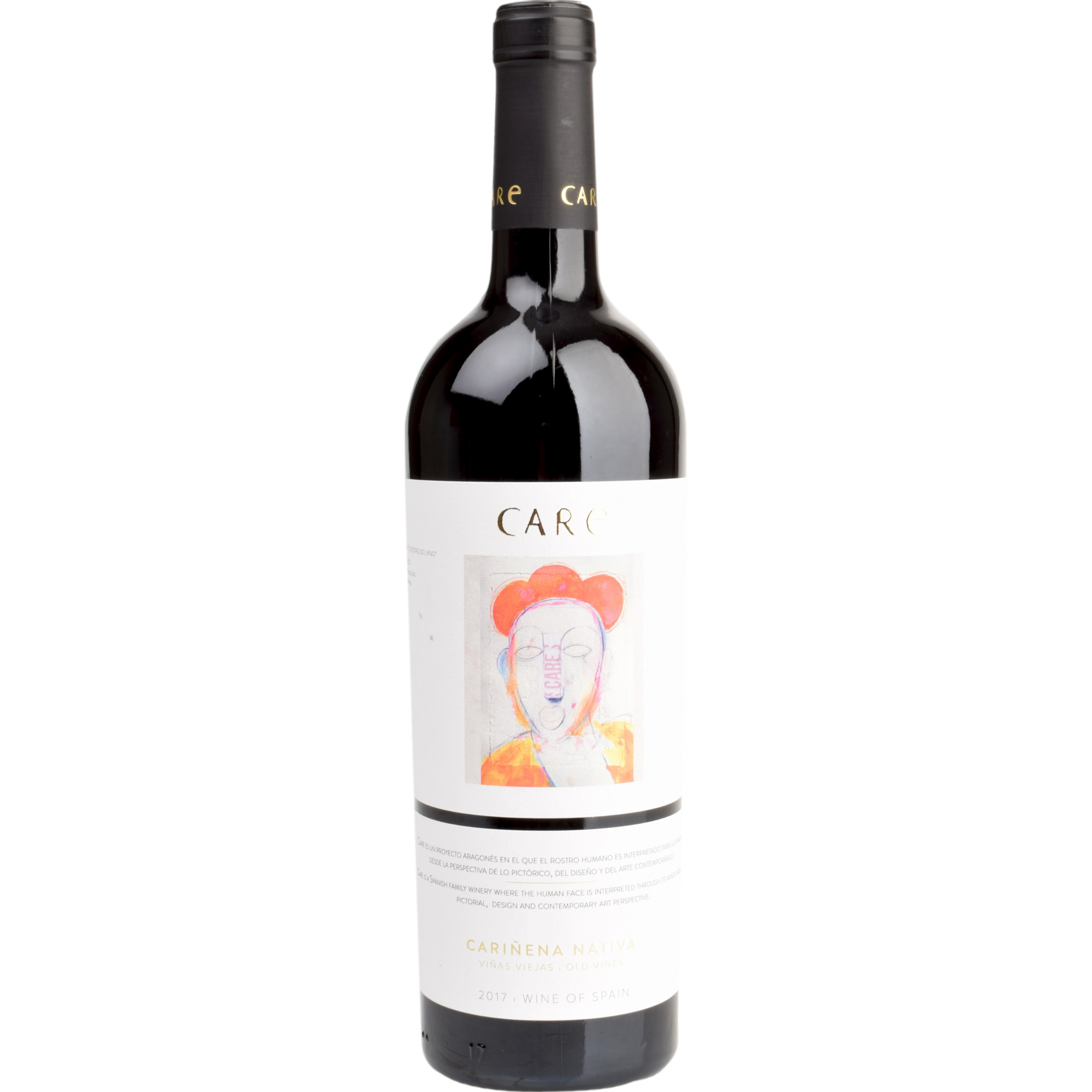Care Cariñena Nativa, Cariñena DO, Aragonien, 2021, Rotwein - Rotwein