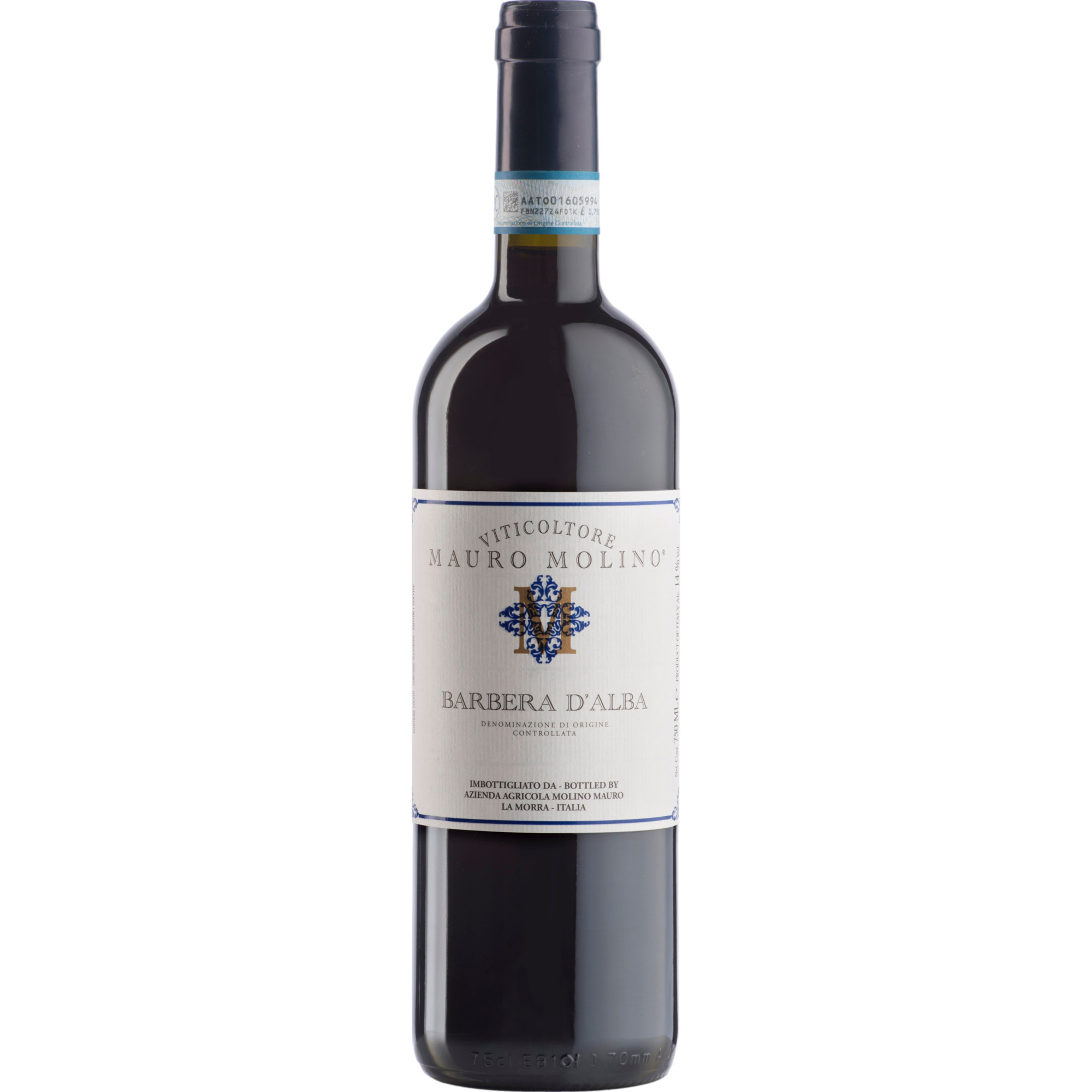 Azienda Agricola Mauro Molino Barbera D%27Alba, Barbera D%27Alba DOC, Piemont, 2022, Rotwein - Rotwein