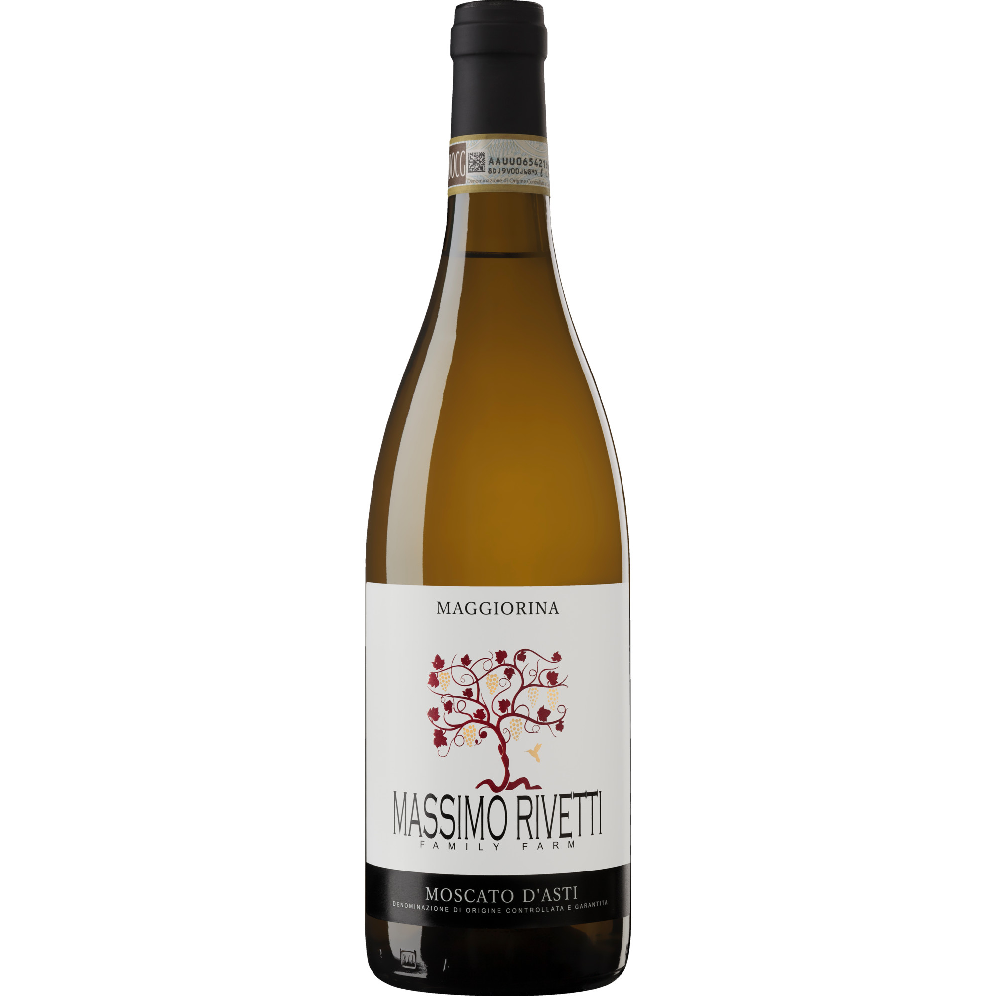 Massimo Rivetti Maggiorina Bio, Moscato d%27Asti DOCG, Piemont, 2022, Weißwein - Weißwein