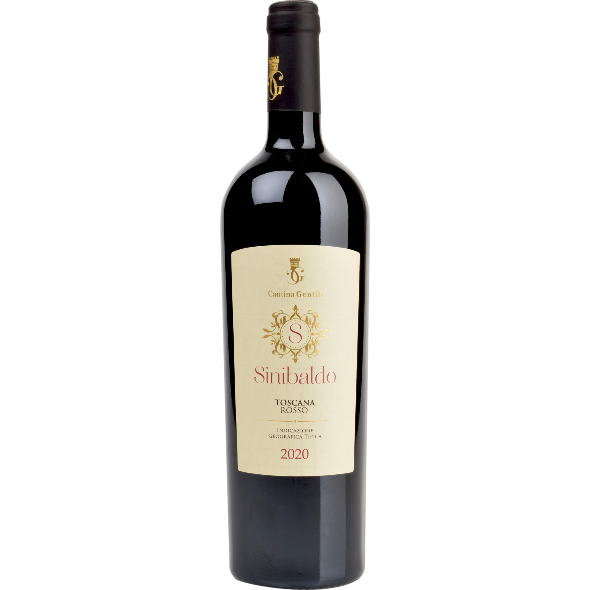 Cantina Gentili Sinibaldo Rosso, Toscana IGP, Toskana, 2020, Rotwein - Rotwein