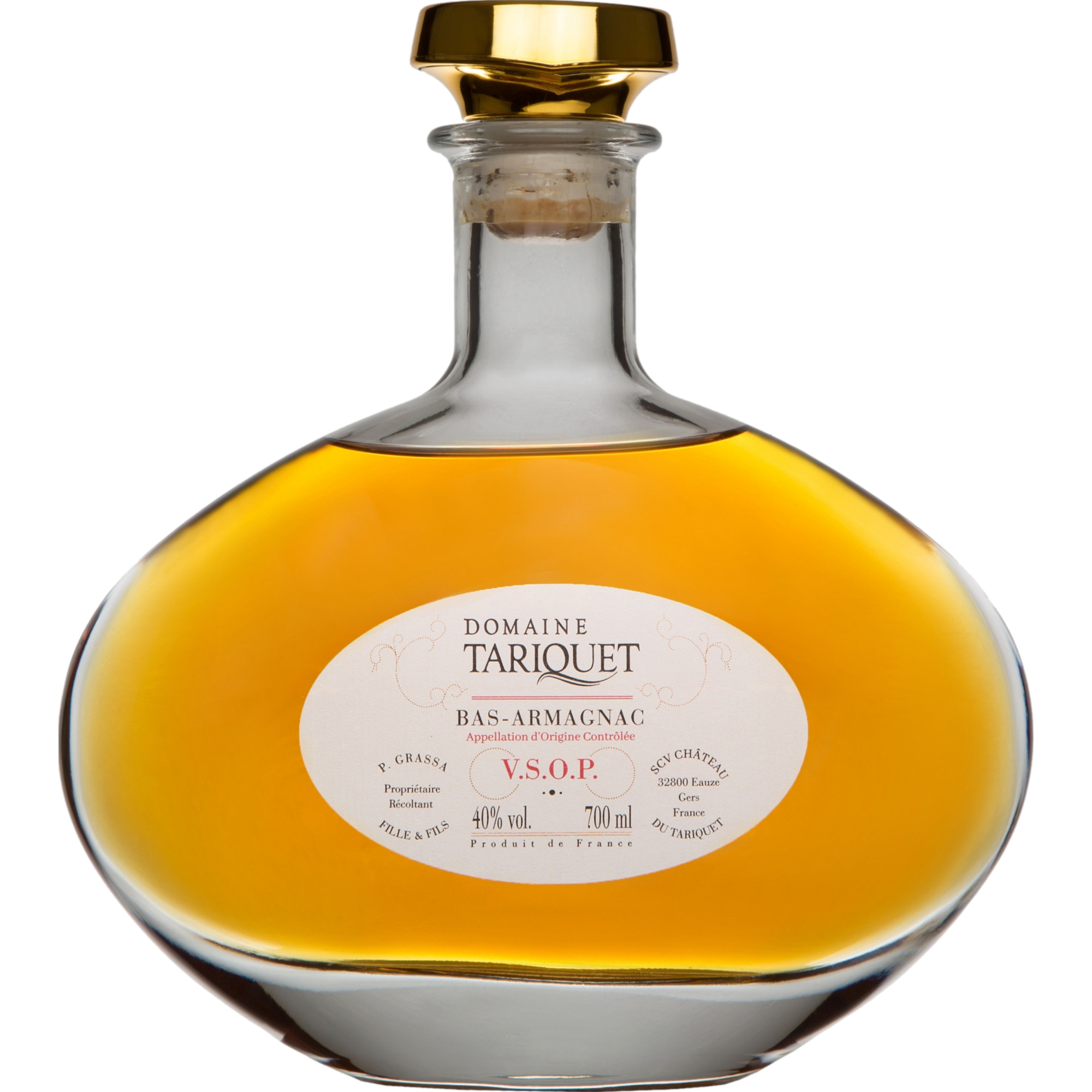 Image of Domaine Tariquet Carafe VSOP Classic, Armagnac AC, 0,7 L, 40% Vol., Südwestfrankreich, Spirituosen