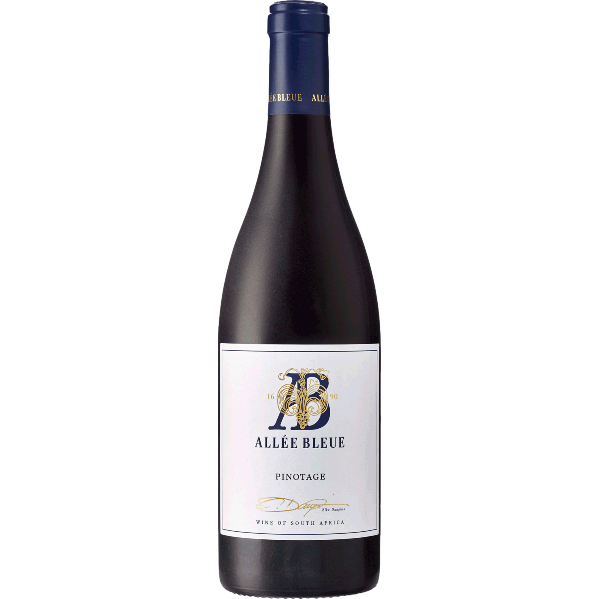 Allée Bleue Pinotage, WO Franschhoek, Western Cape, 2020, Rotwein - Rotwein