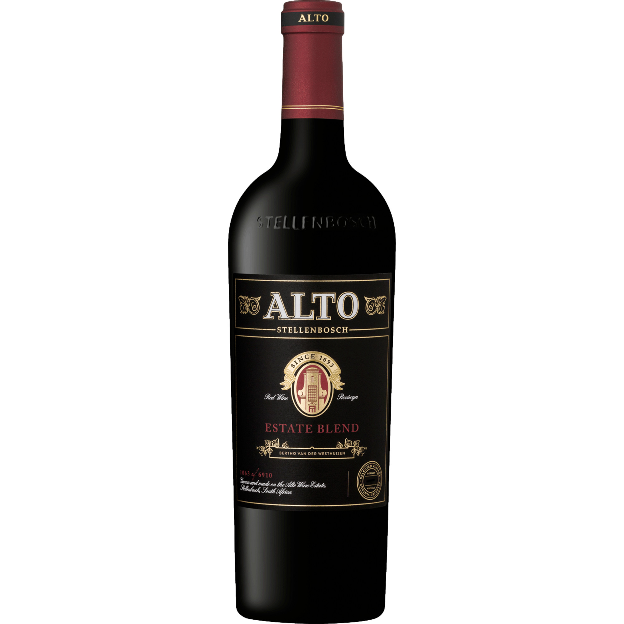 Alto Estate Red Blend, WO Stellenbosch, Western Cape, 2018, Rotwein - Rotwein