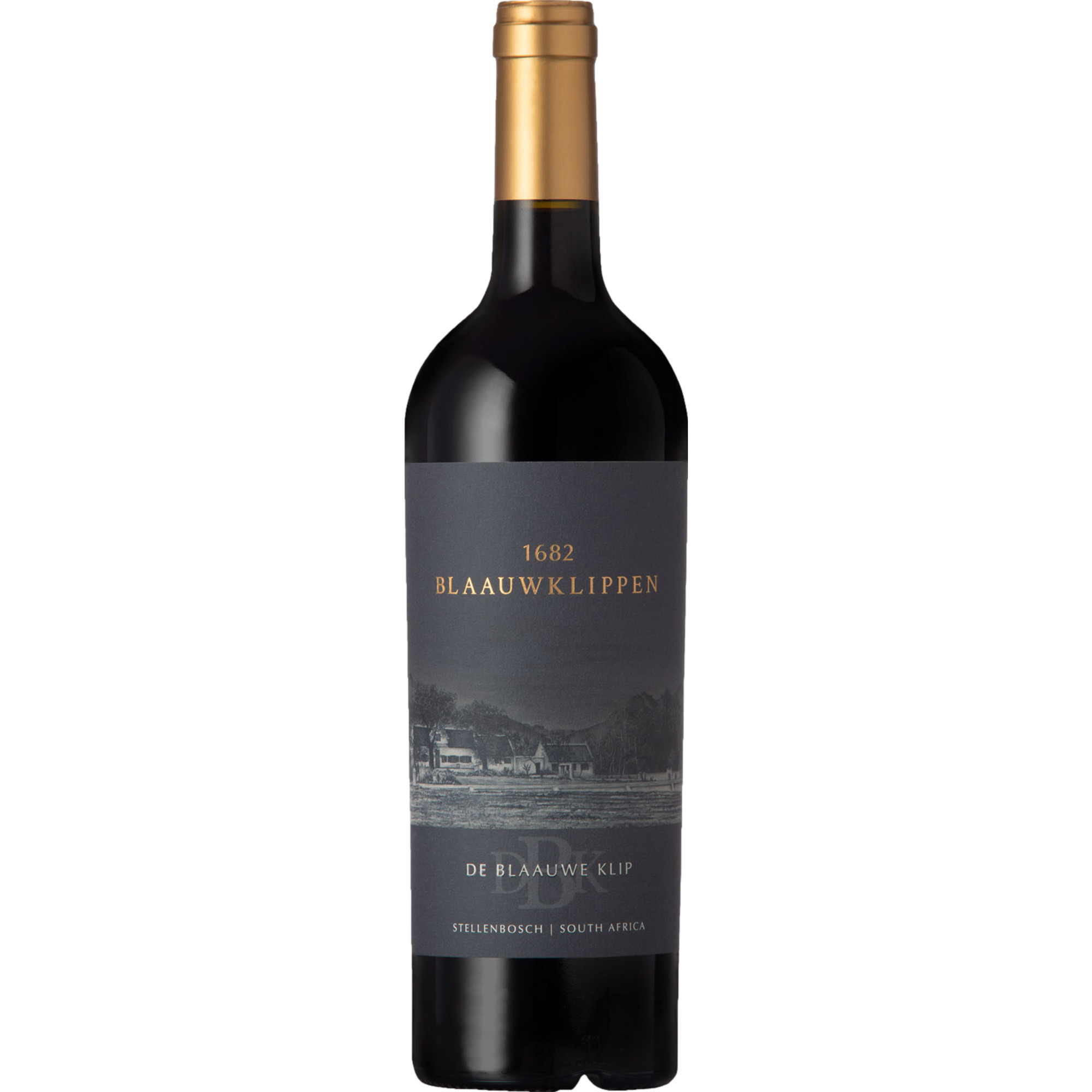 Blaauwklippen De Blaauwe Klip, WO Stellenbosch, Western Cape, 2018, Rotwein - Rotwein