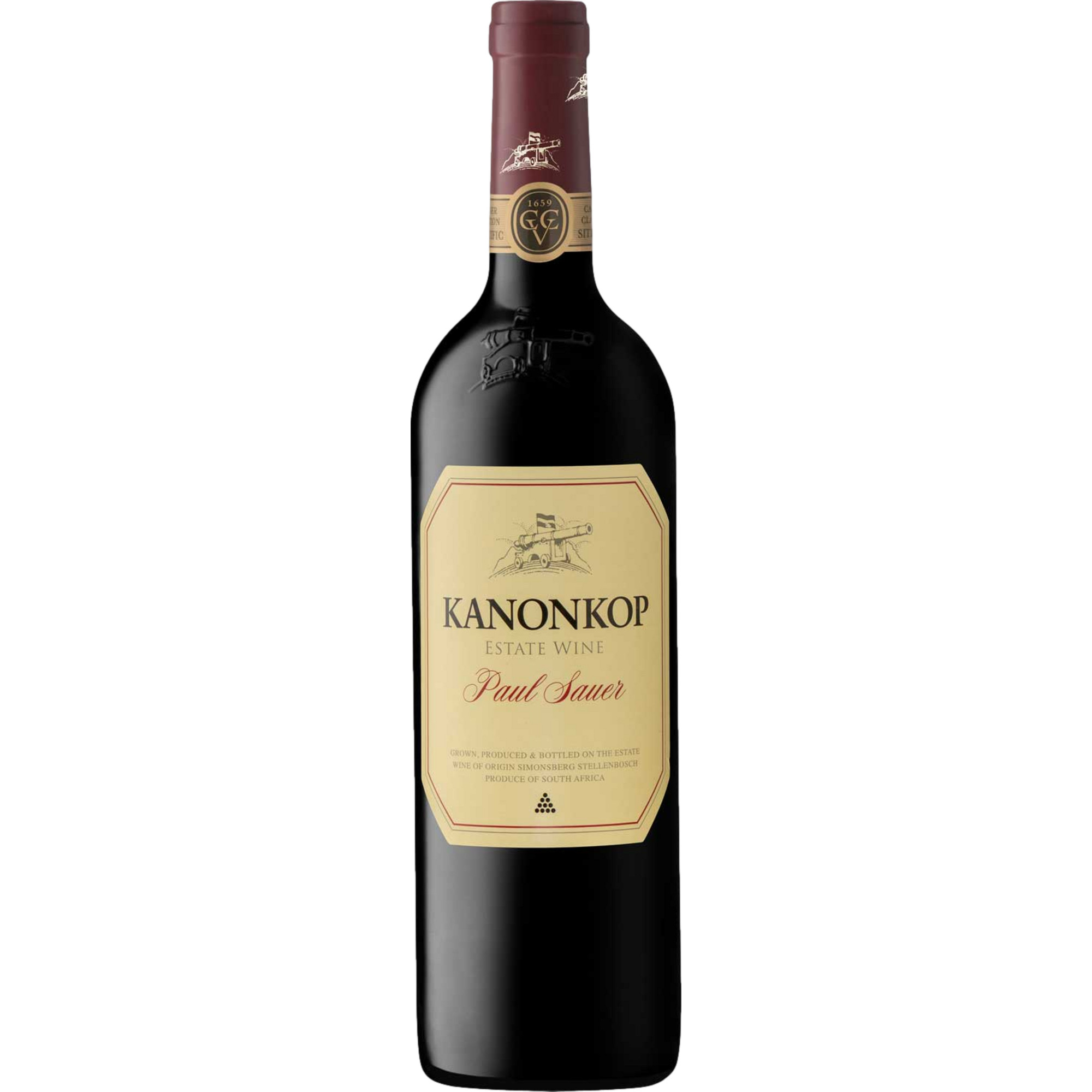 Kanonkop Paul Sauer, WO Stellenbosch, Western Cape, 2020, Rotwein - Rotwein