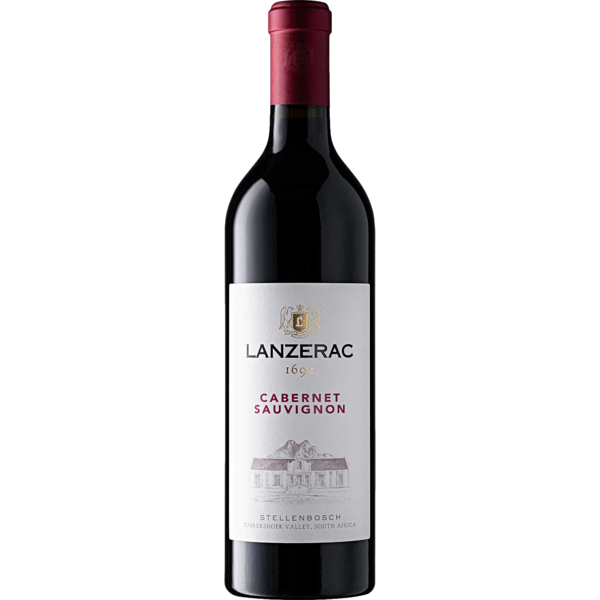 Lanzerac Cabernet Sauvignon, WO Stellenbosch, Western Cape, 2019, Rotwein - Rotwein