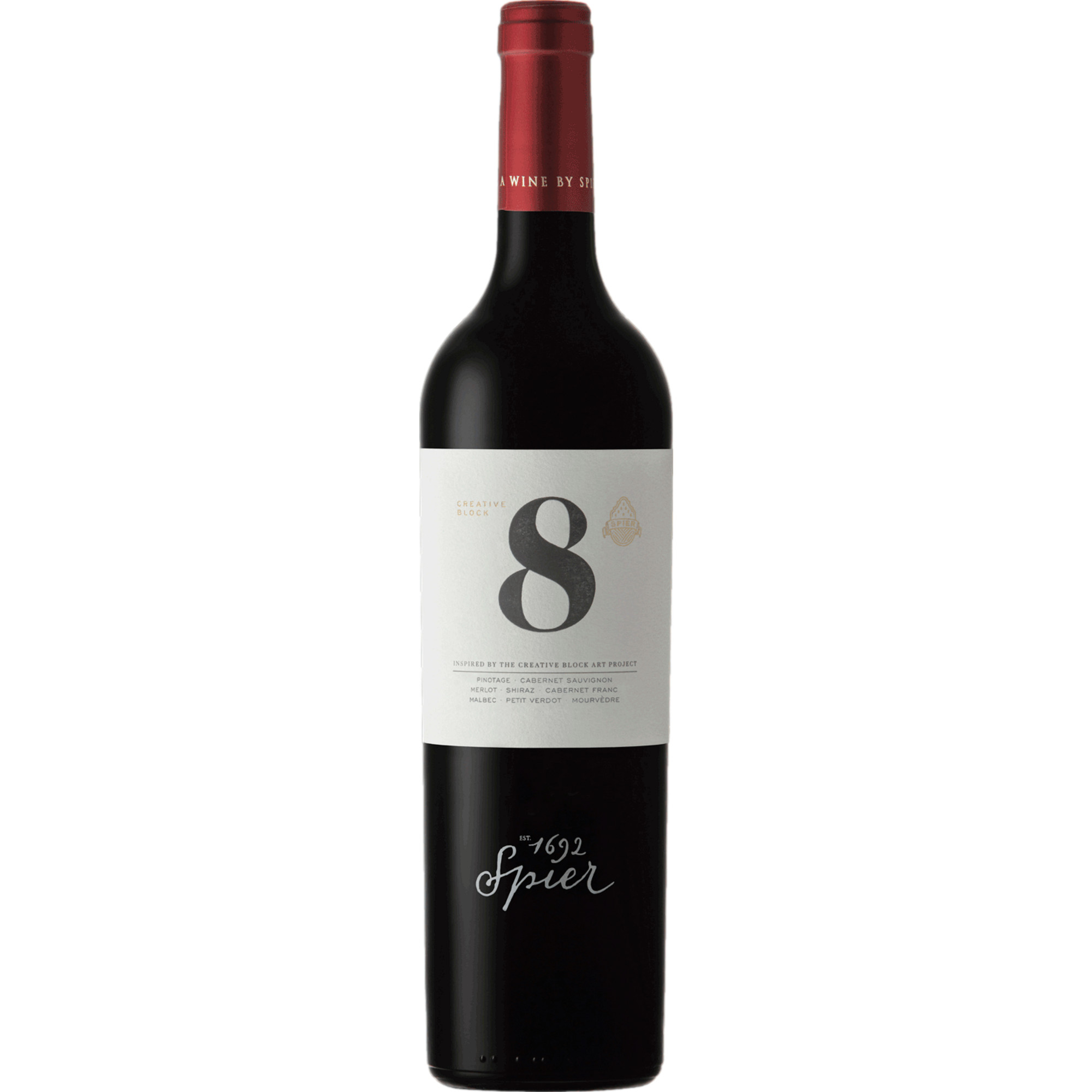 Spier Creative Block 8, WO Coastal Region, Western Cape, 2020, Rotwein - Rotwein
