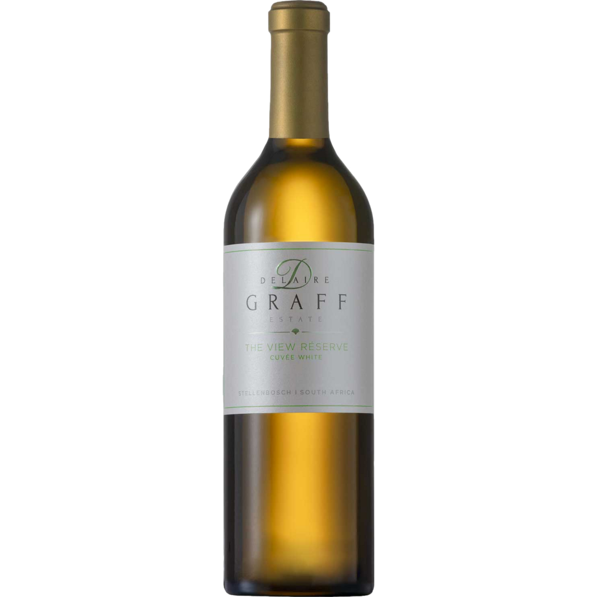 Delaire Graff The View Réserve Cuvée White, WO Stellenbosch, Western Cape, 2021, Weißwein - Weißwein