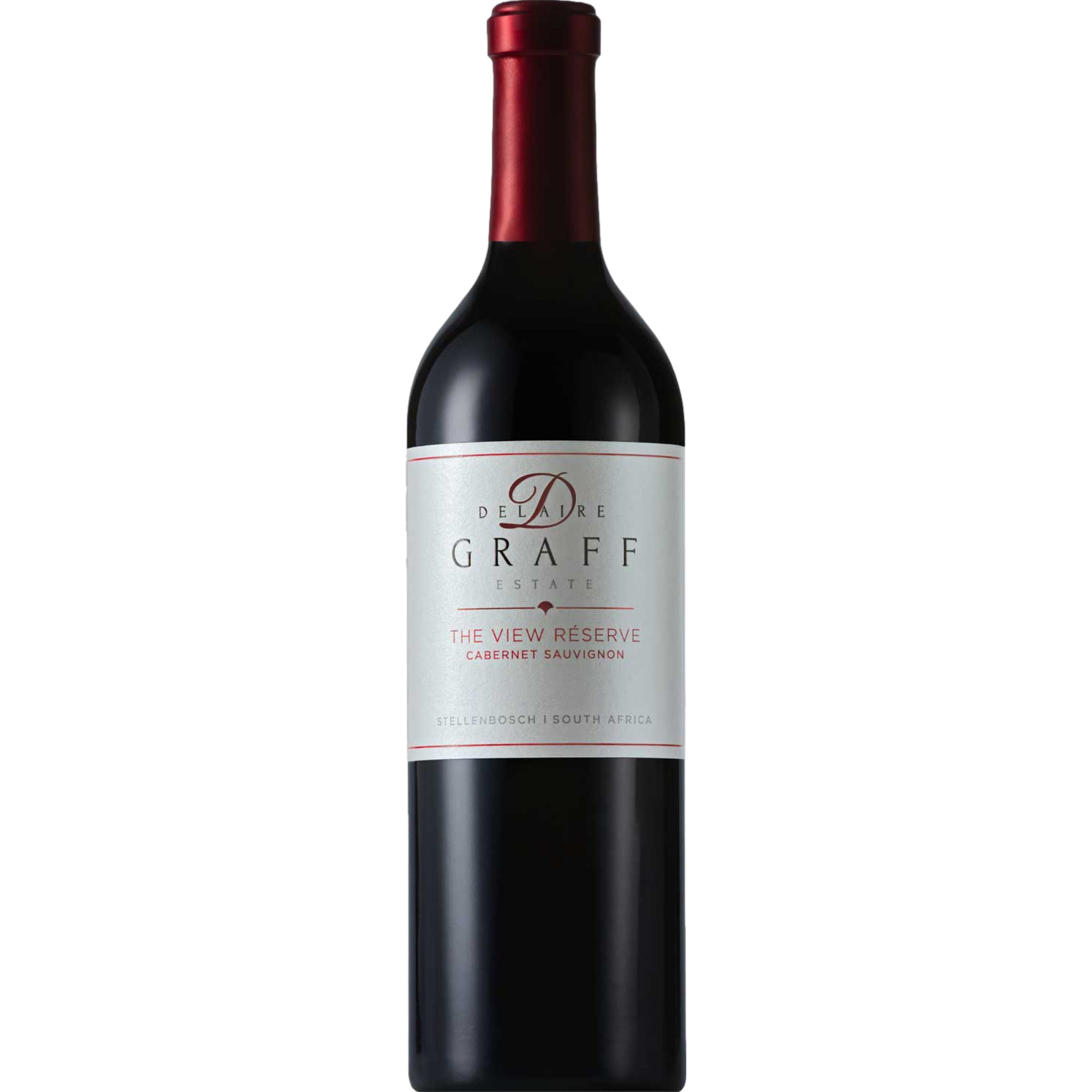 Delaire Graff The View Réserve Cabernet Sauvignon, Brut, WO Stellenbosch, Western Cape, 2020, Rotwein - Rotwein