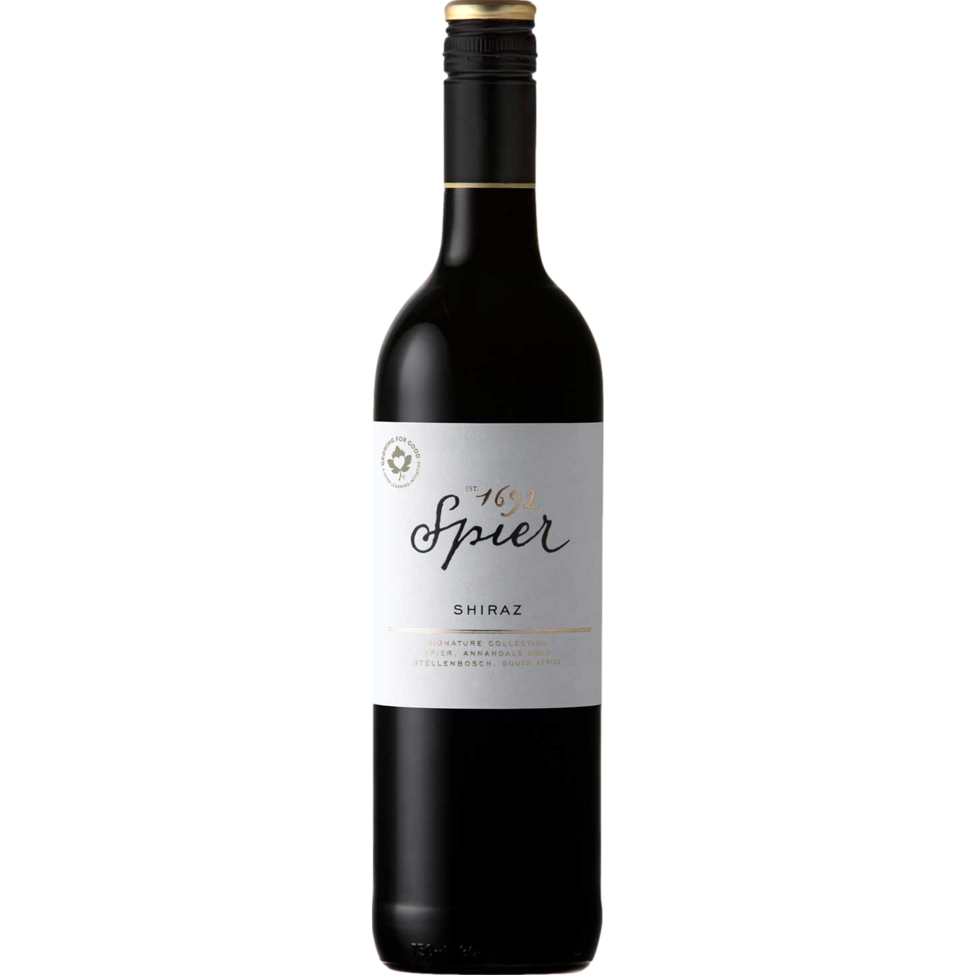 Spier Signature Collection Shiraz, WO Western Cape, Western Cape, 2022, Rotwein - Rotwein