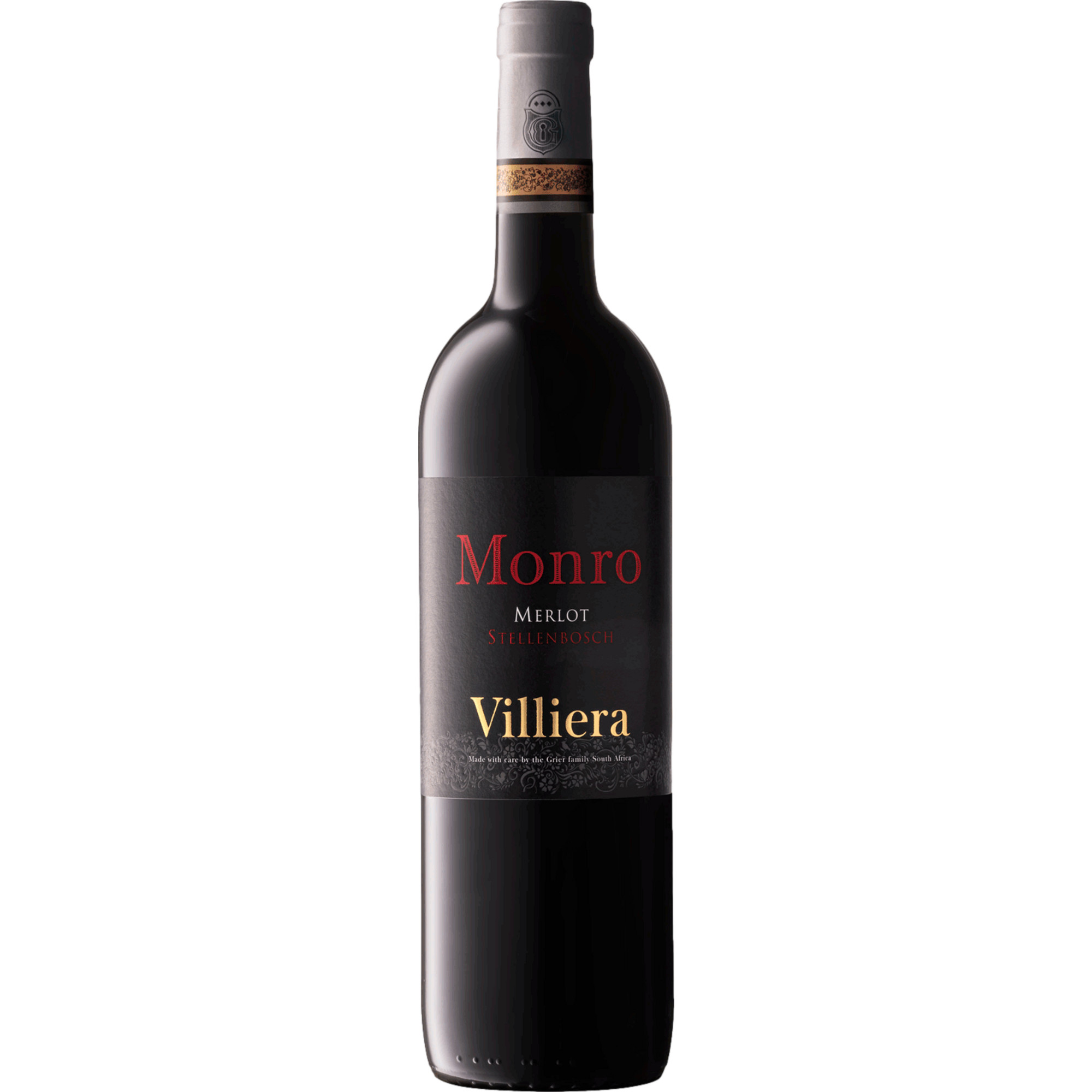 Villiera Monro Merlot, WO Stellenbosch, Western Cape, Rotwein - Rotwein