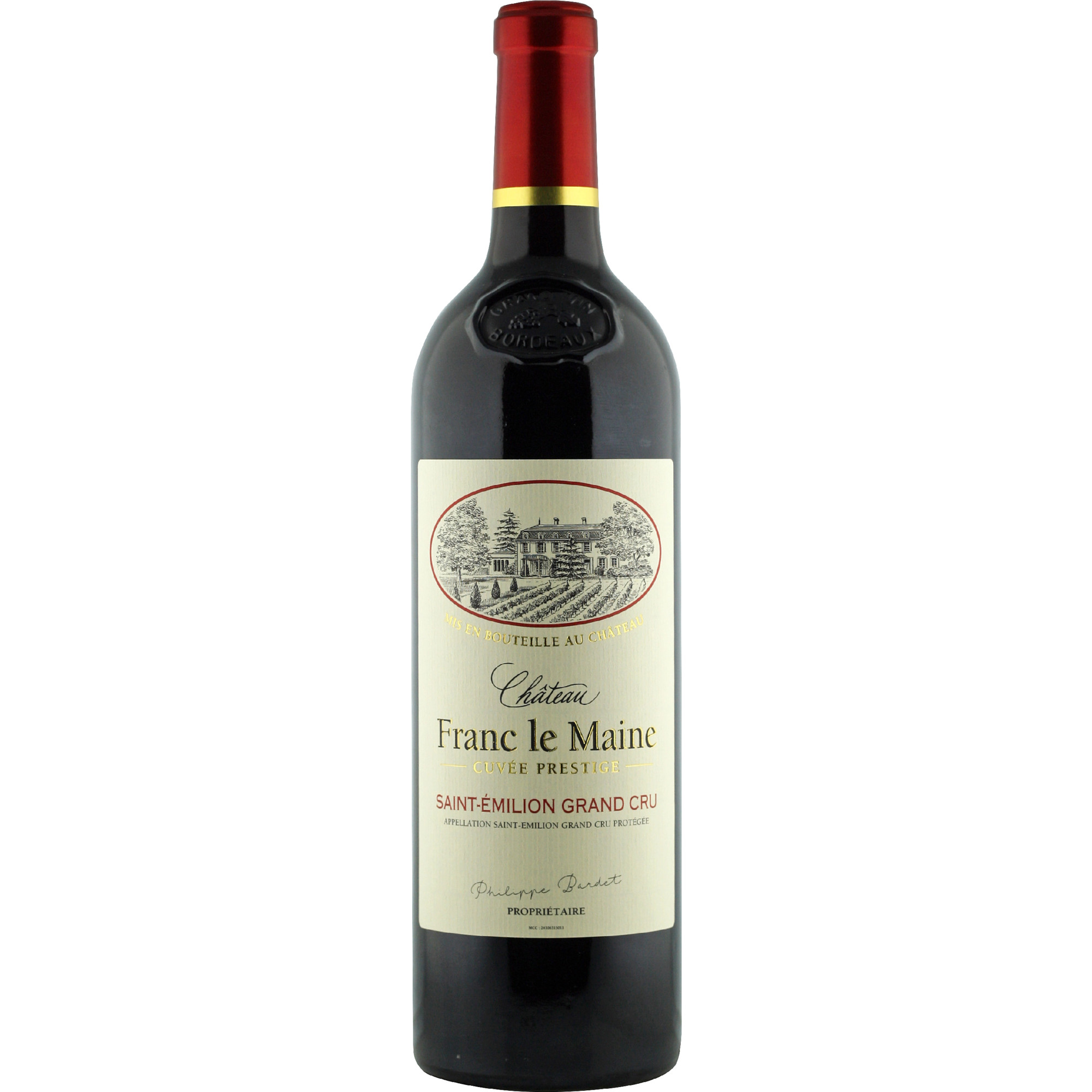 Château Franc le Maine Cuvée Prestige, Saint-Emilion Grand Cru AOP, Bordeaux, 2015, Rotwein - Rotwein