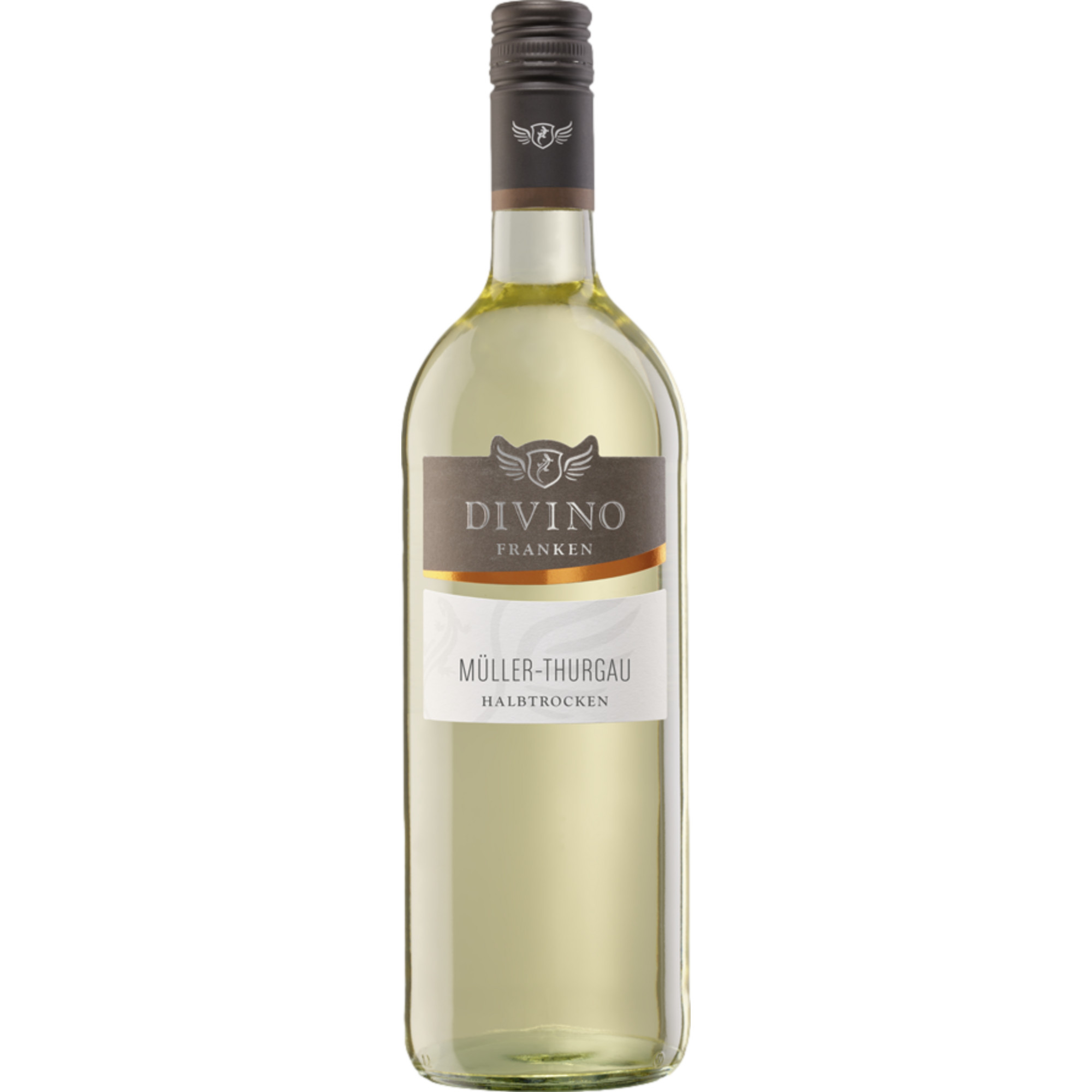 Divino Müller-Thurgau, Halbtrocken, Franken, 1 Liter, Franken, 2022, Weißwein - Weißwein