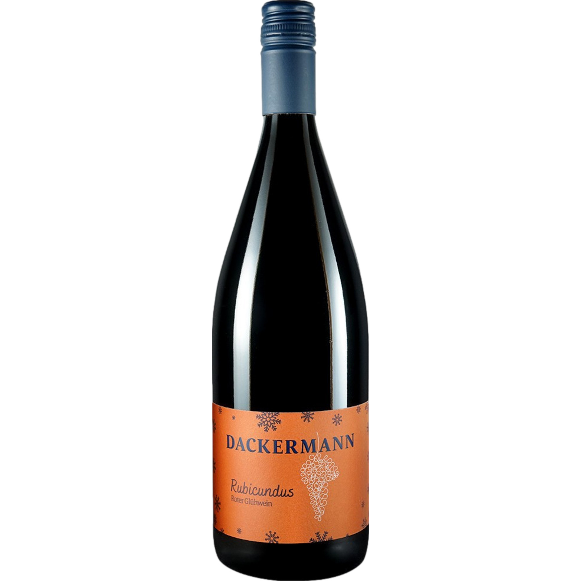 Dackermann Rubicundus Roter Glühwein, Aromatisiertes weinhaltiges Getränk, 1 Liter, Rheinhessen, Rotwein