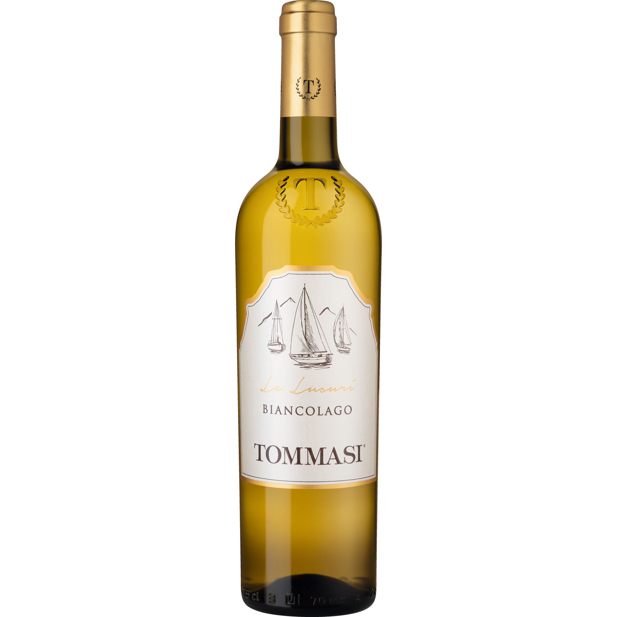 Tommasi Le Lusuri Biancolago, Vino Bianco, Lombardei, 2023, Weißwein Imbottigliato da S.S.Agricola Tommasi Viticoltori San Petro In Cariano, Italia Hawesko DE