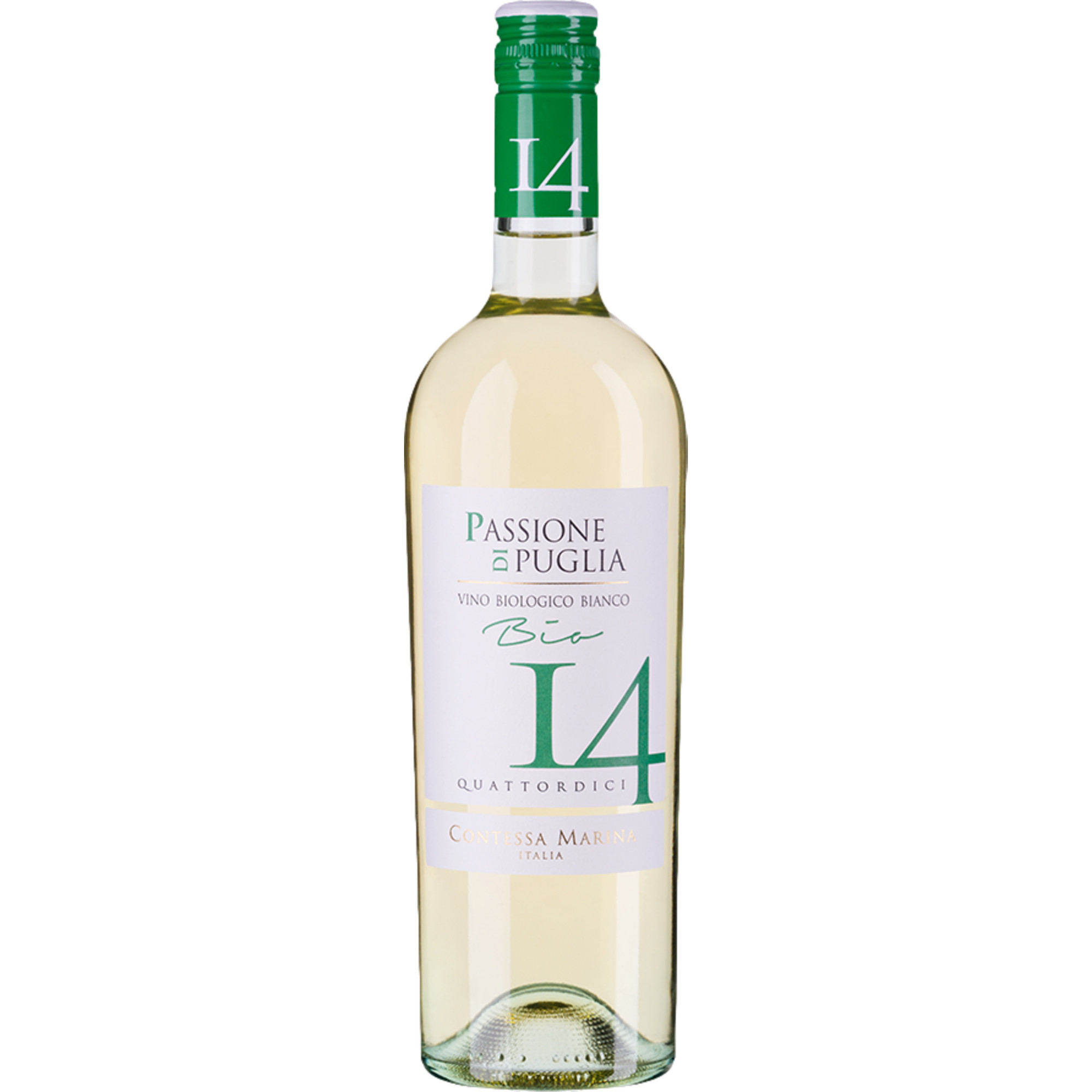 Contessa Marina 14 Passione di Puglia Bianco Bio, Puglia IGP, Apulien, 2023, Weißwein - Weißwein