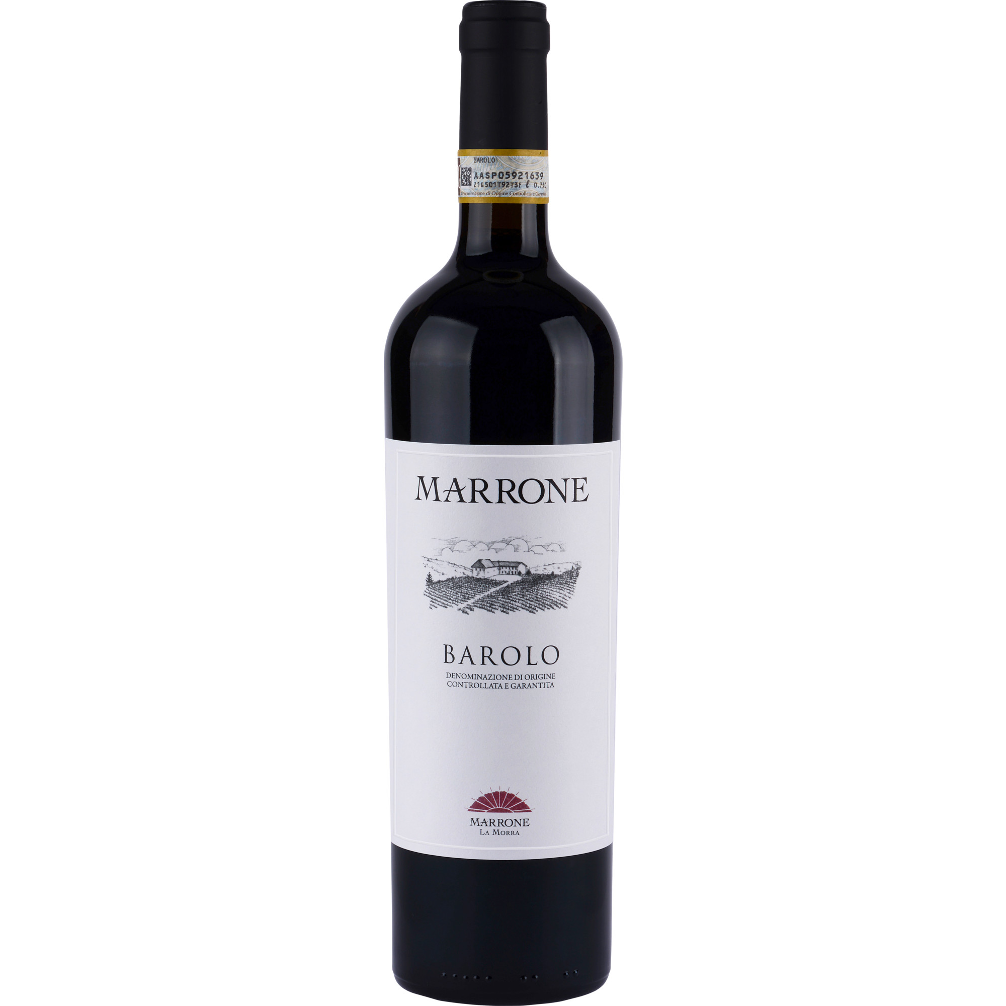 Marrone Barolo, Barolo DOCG, Piemont, 2020, Rotwein