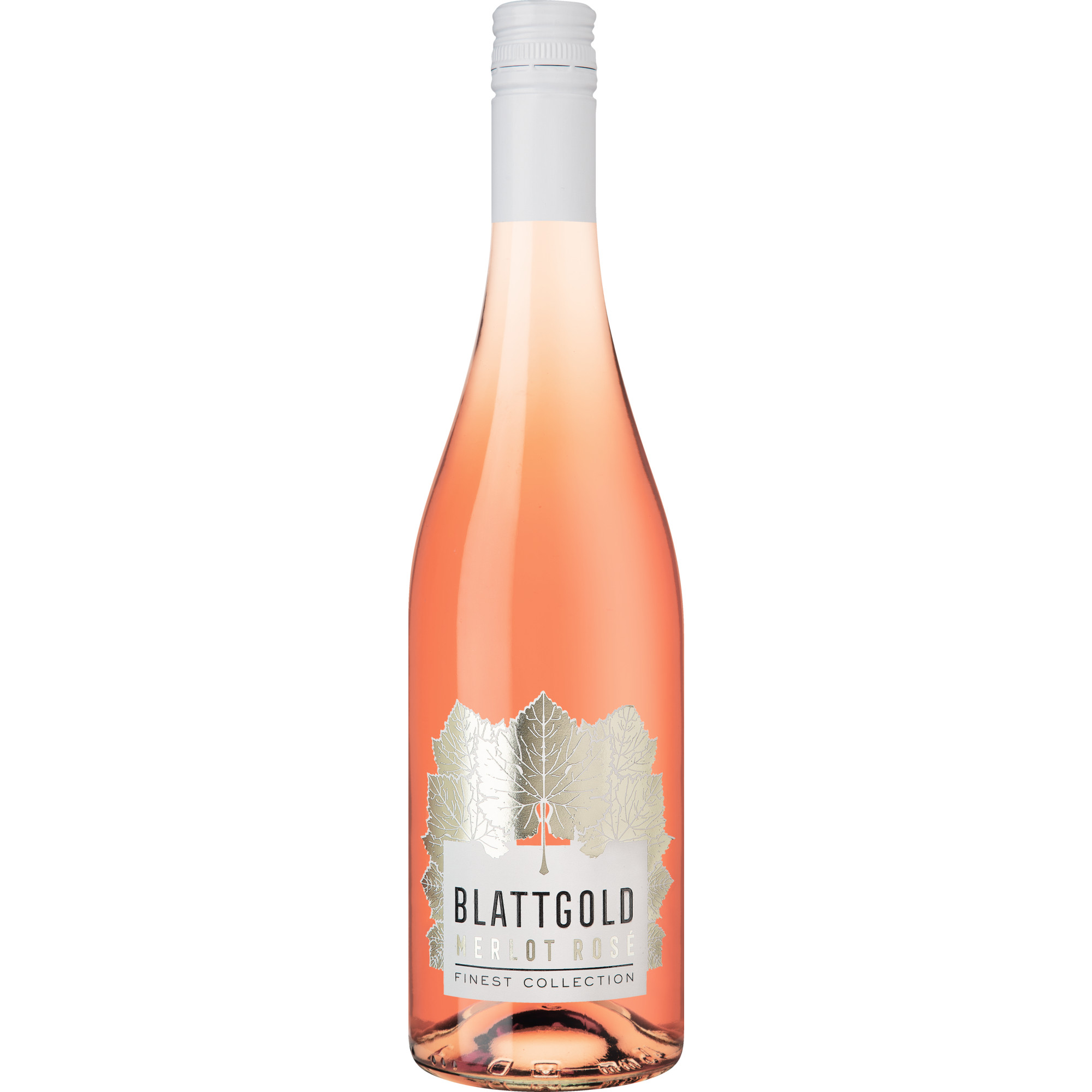 Blattgold Merlot Rosé Finest Collection, Trocken, Pfalz, Pfalz, 2024, Roséwein Vertrieb durch Hanseatisches Wein- und Sekt-Kontor Hawesko GmbH, D - 22763 Hamburg; Abfüller : D-RP 160502 Hawesko DE