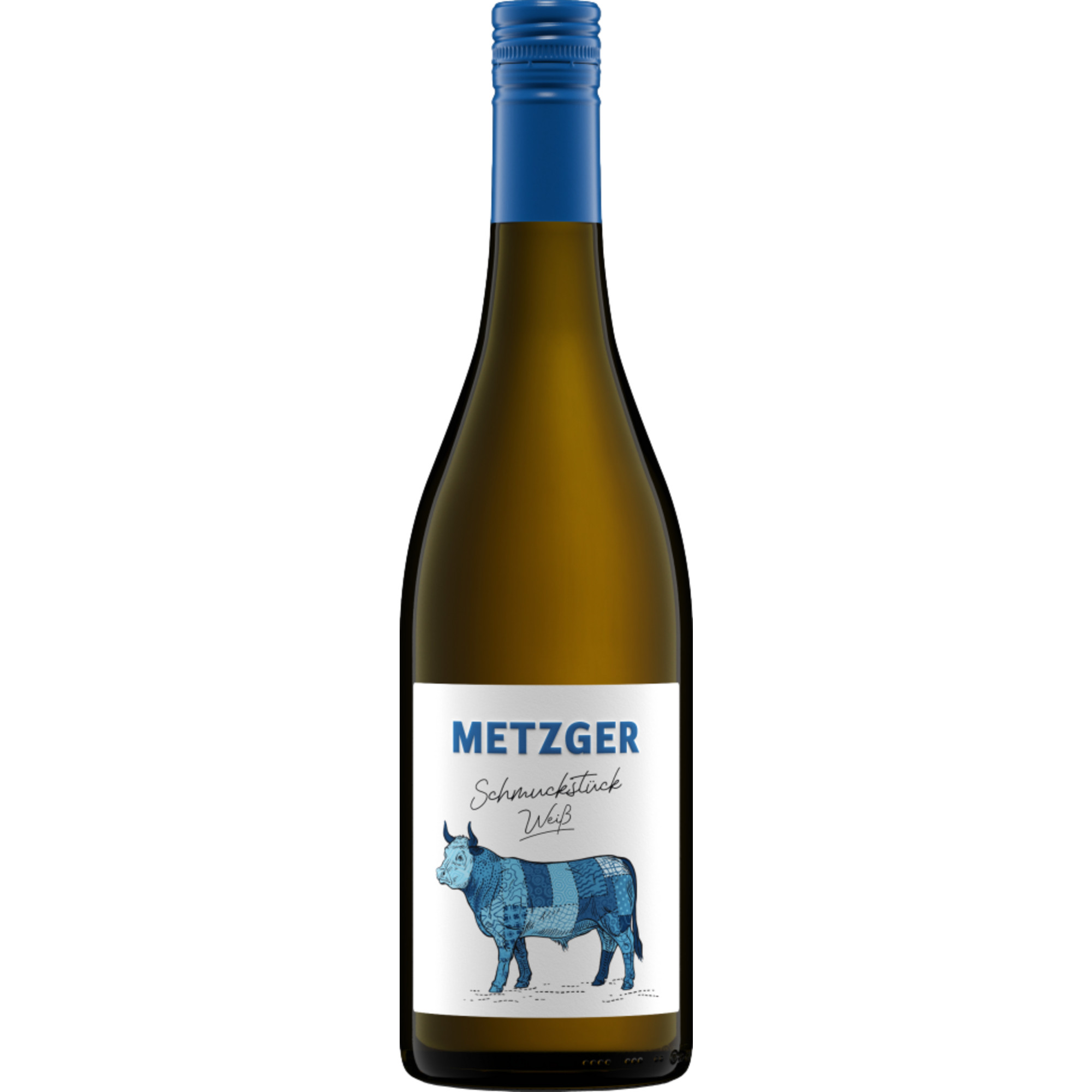 Metzger Schmuckstück Weiss, Trocken, Pfalz, Pfalz, 2022, Weißwein - Weißwein Metzger Schmuckstück Weiss, Trocken, Pfalz, Pfalz, 2022, Weißwein - Weißwein