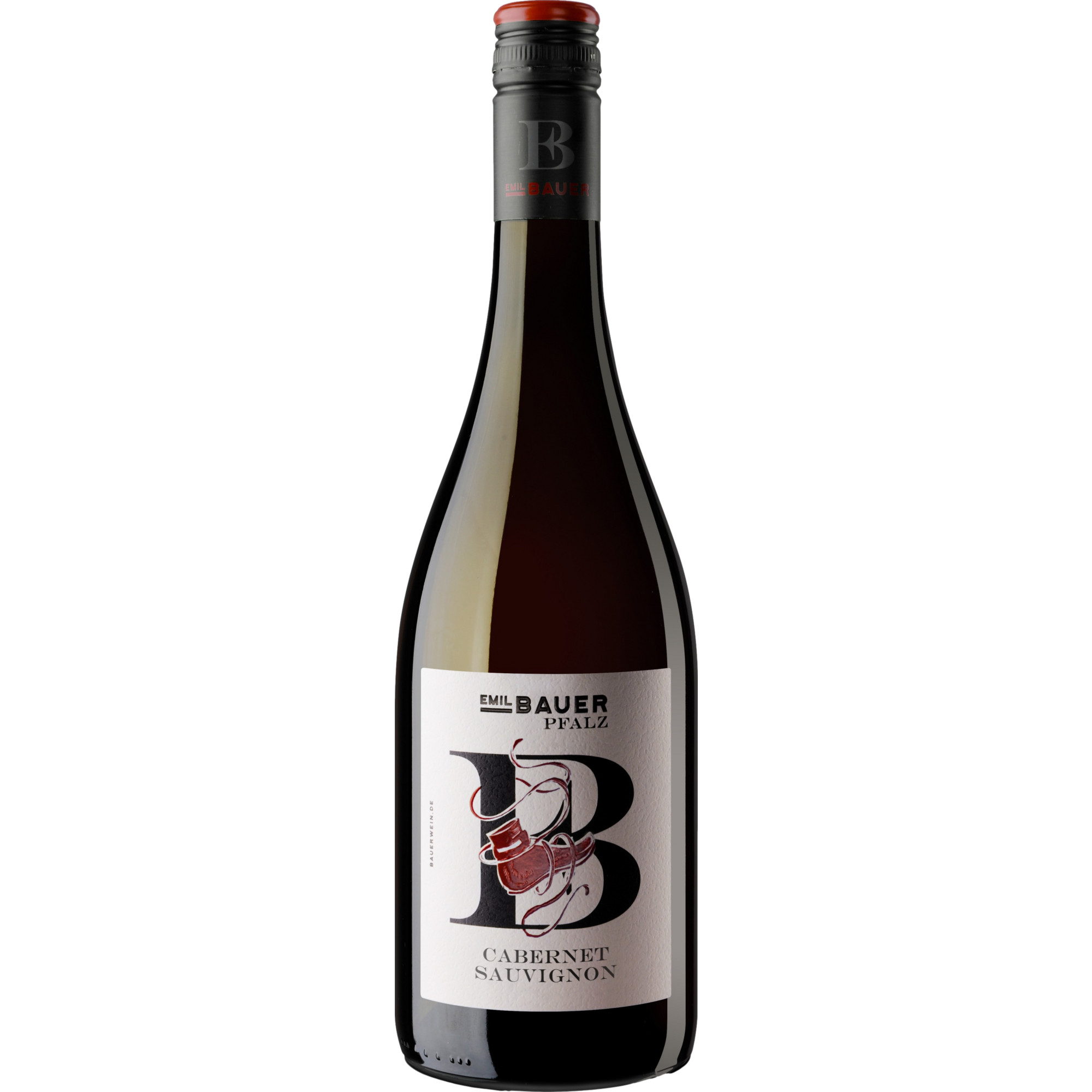 Bauer Bundschuh Cabernet Sauvignon, Trocken, Pfalz, Pfalz, 2021, Rotwein - Rotwein