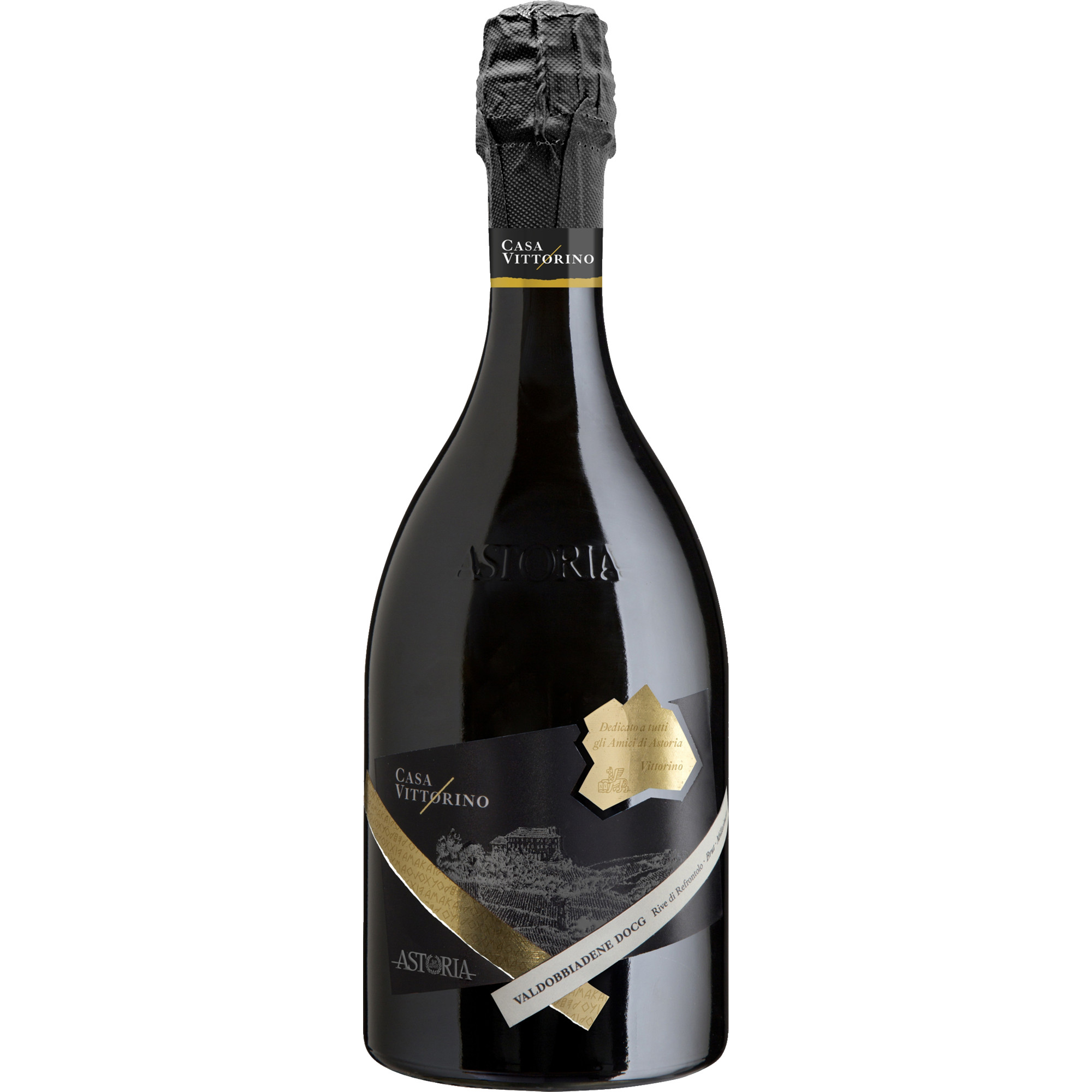 Image of Astoria Prosecco di Conegliano Valdobbiadene Superiore Brut Millesimato Rive di Refrontolo Casa Vittorino 2021