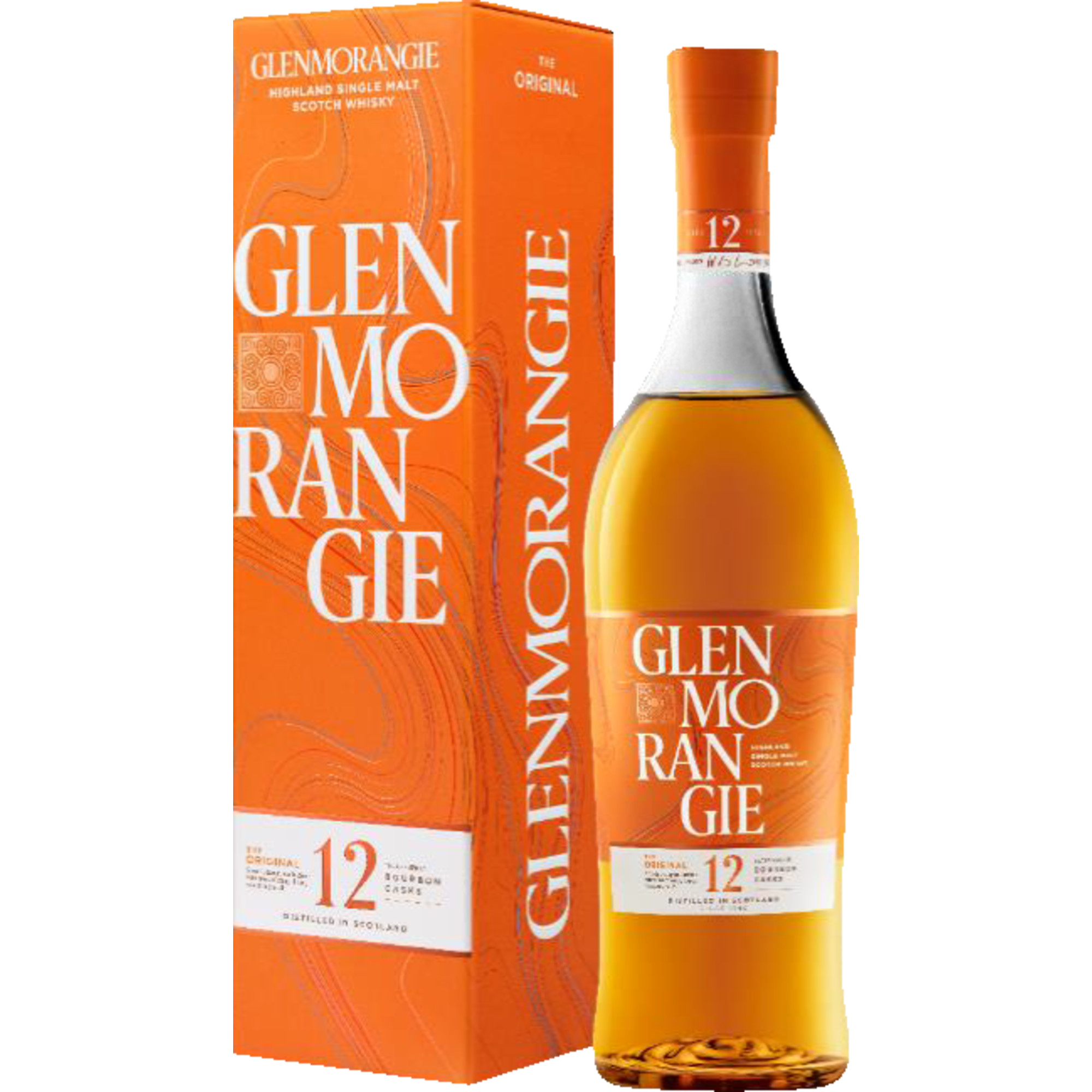 Image of Glenmorangie 12 Years The Original Bourbon Casks, Highland Single Malt Scotch Whisky, 0,7 L, 40% Vol, Schottland, Spirituosen