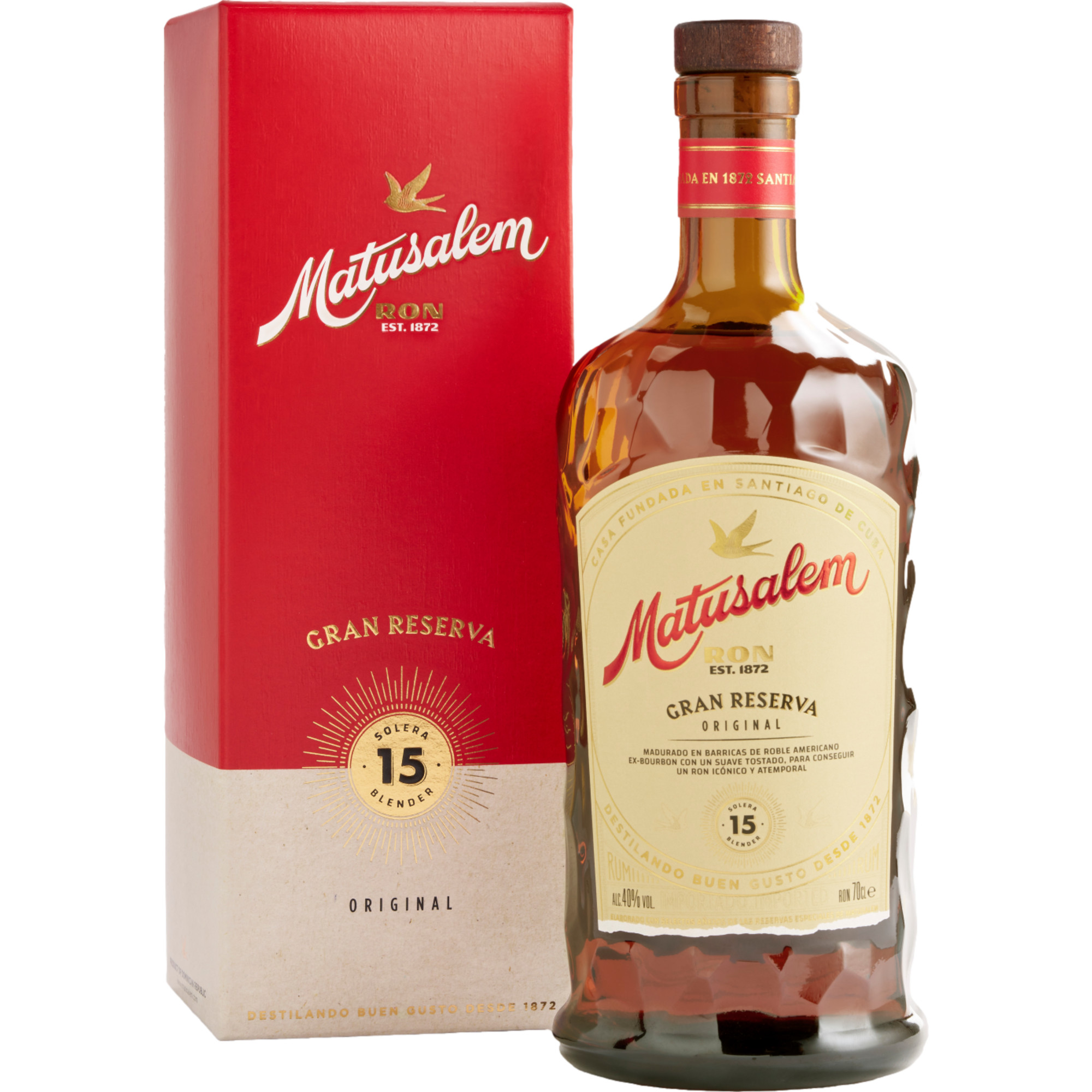 Matusalem Gran Reserva 15 Solera Rum, Dominikanische Republik, 0,7 L, 40% Vol., Spirituosen - Spirituosen