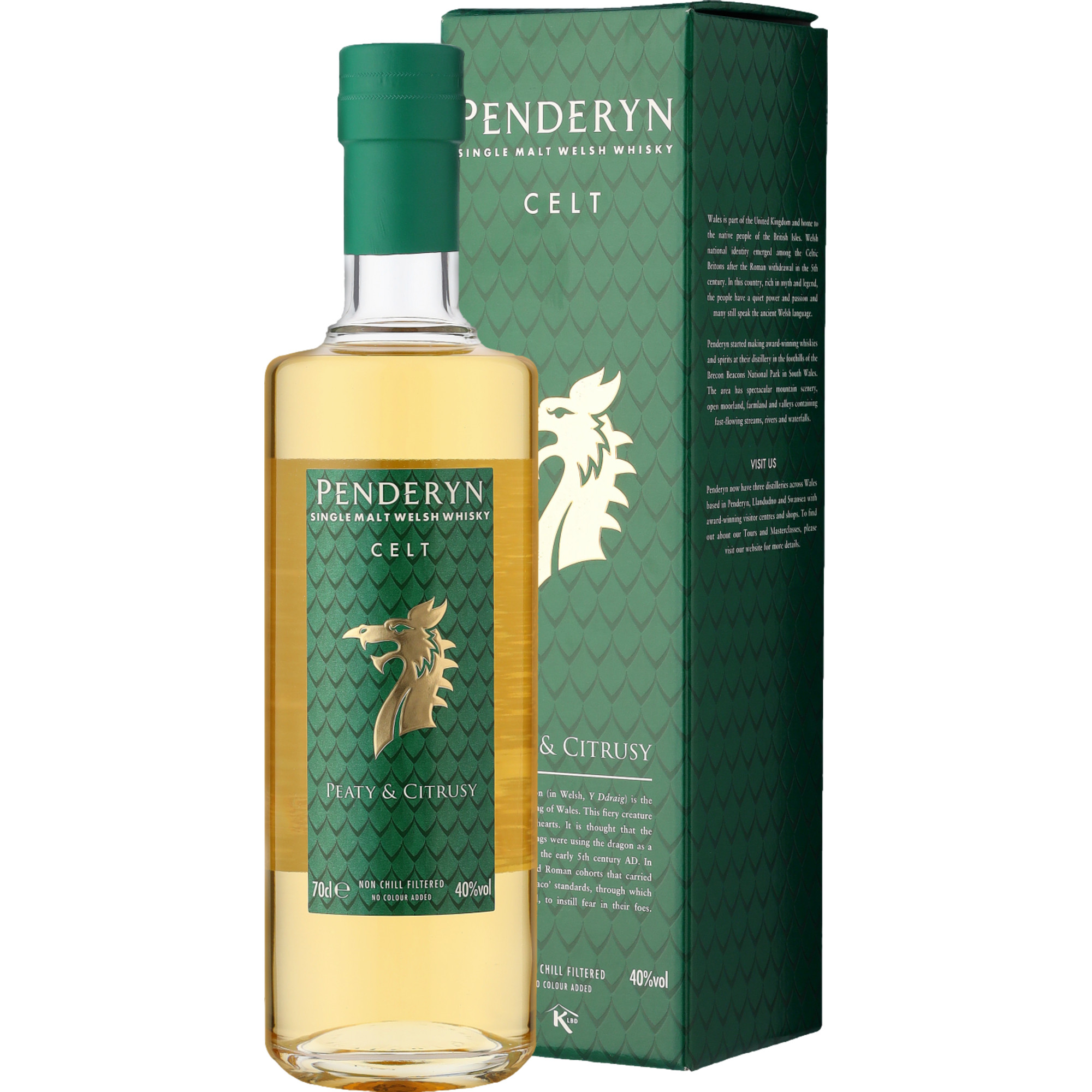 Image of Penderyn Dragon Range Celt Single Malt Welsh Whisky