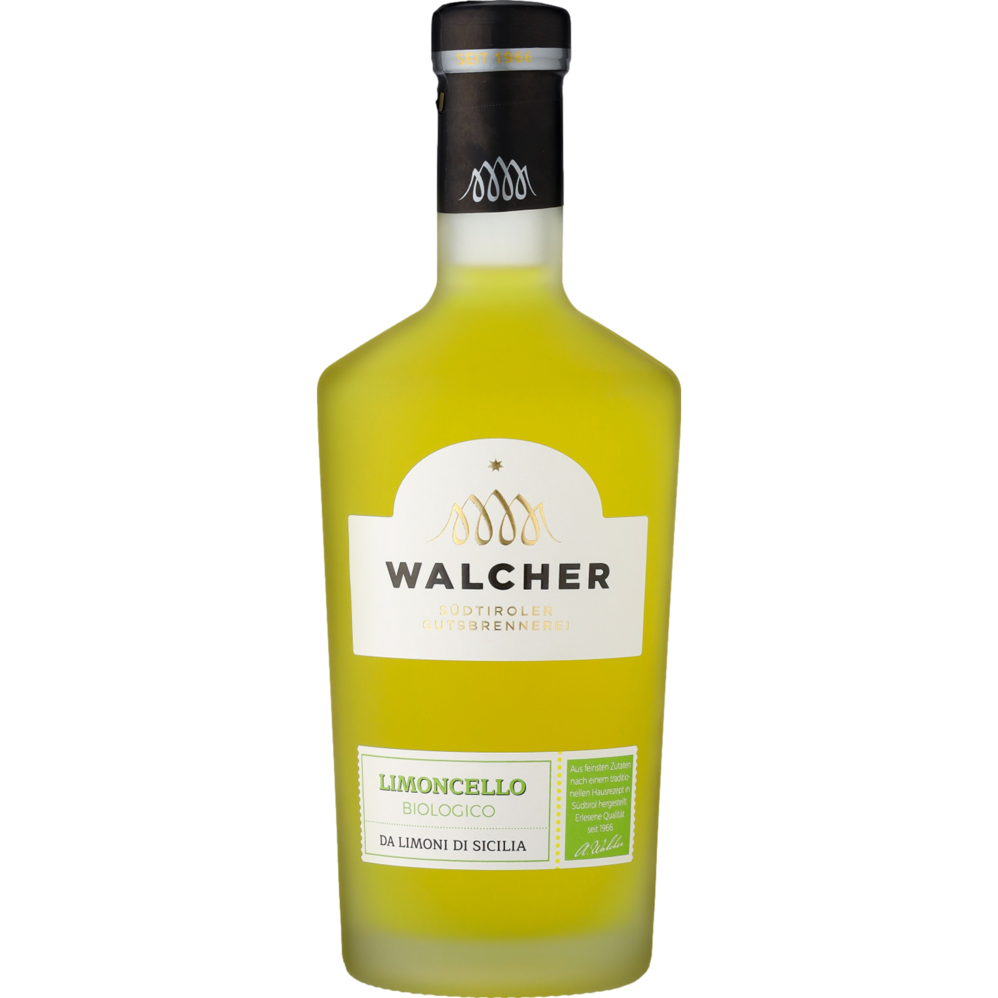 Walcher Limoncello Limonenlikör Bio, Italien, 0,7 L, 25% Vol., Spirituosen - Spirituosen