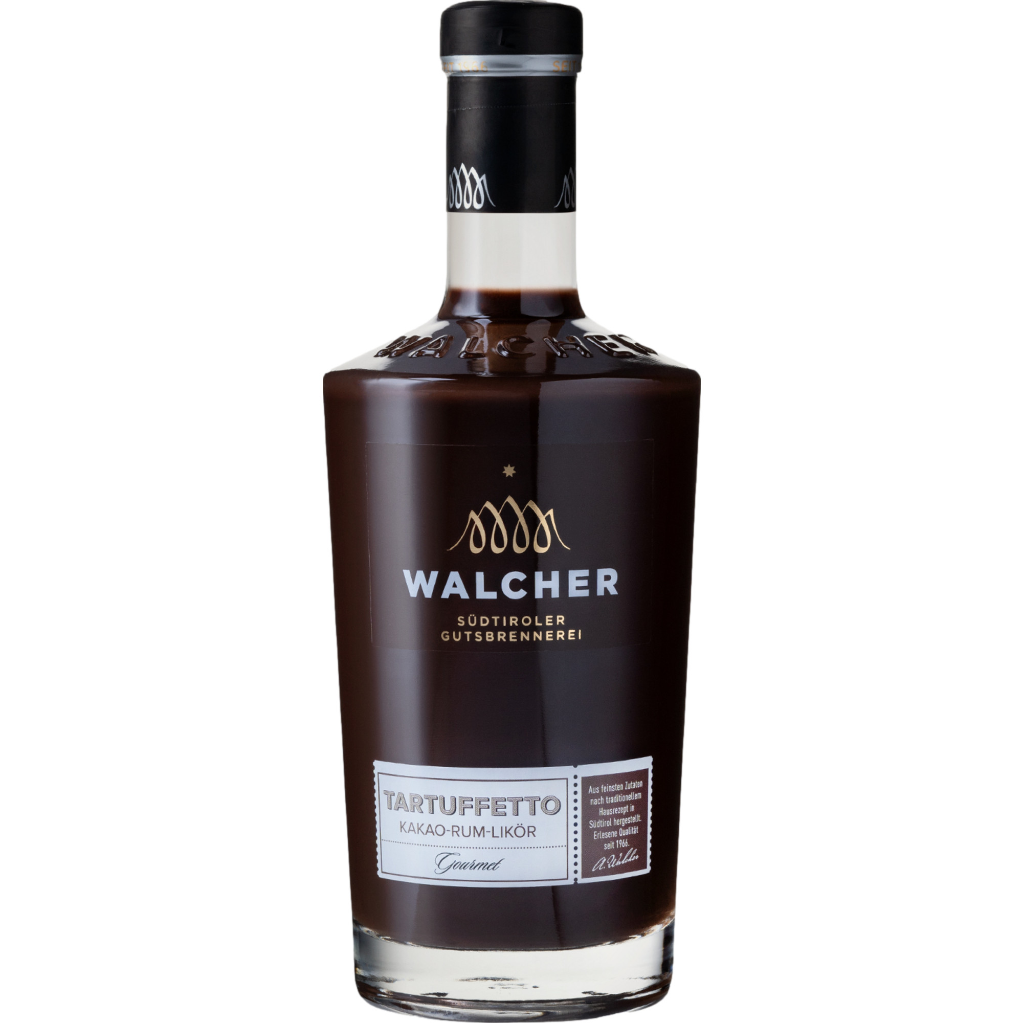Walcher Tartuffetto Kakao Rum-Likör, Italien, 0,7 L, 17% Vol., Spirituosen - Spirituosen