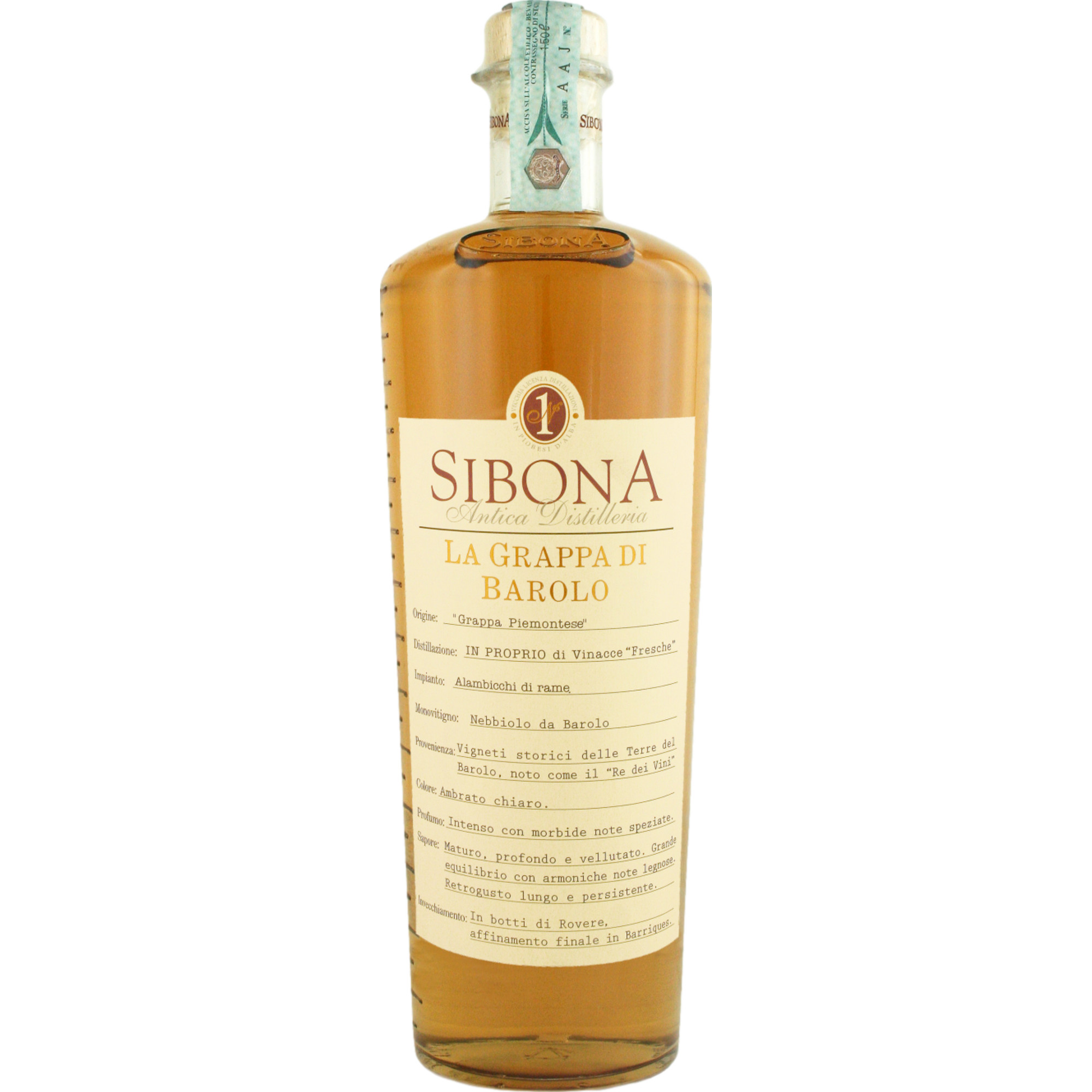 Image of Distillerria Sibona Grappa di Barolo 1 1.5L