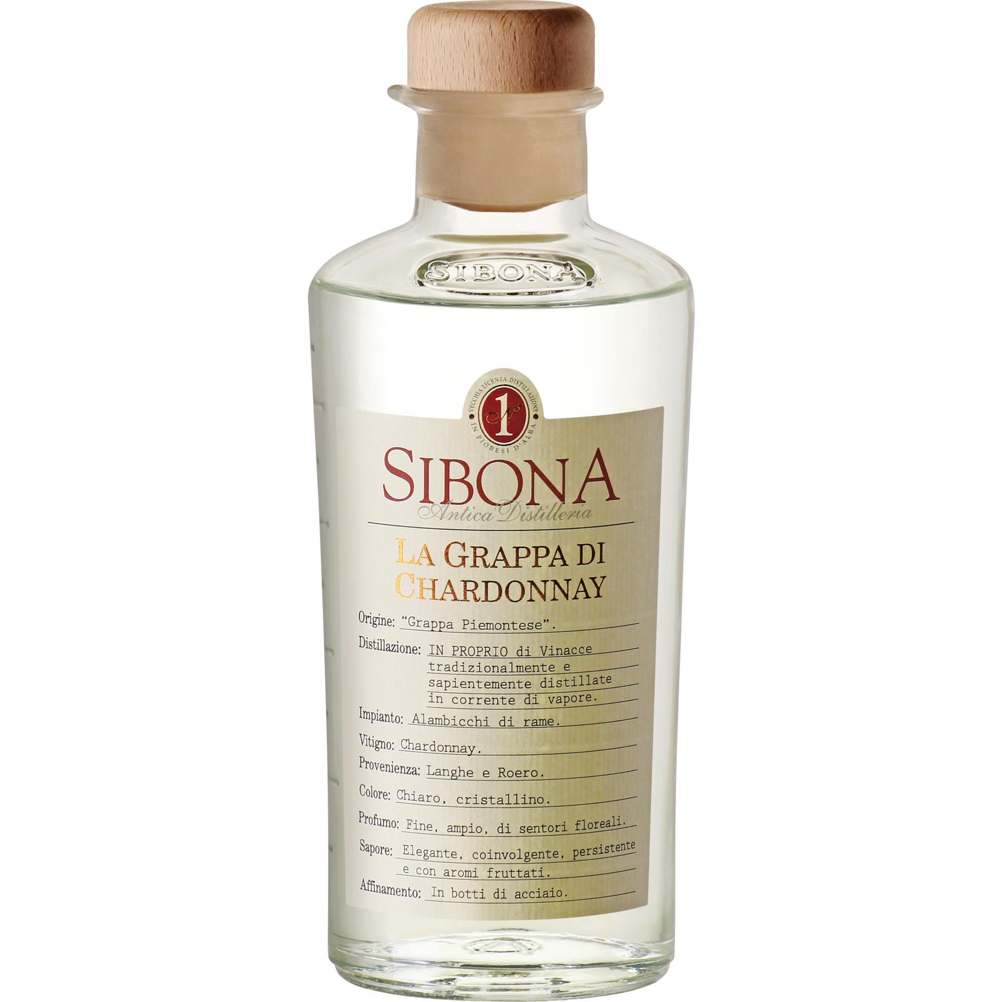 Image of Moccagatta Grappa di Chardonnay 50cl