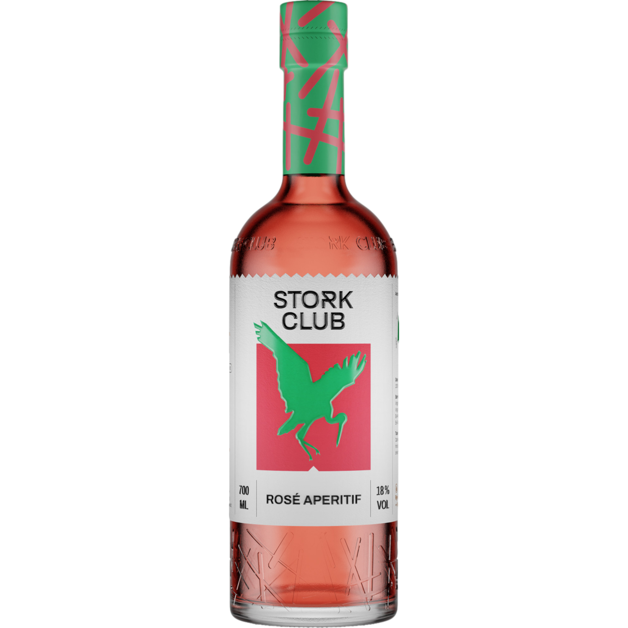 Stork Club Rosé-Rye, Deutschland, 0,7 L, 18% Vol., Spirituosen - Spirituosen