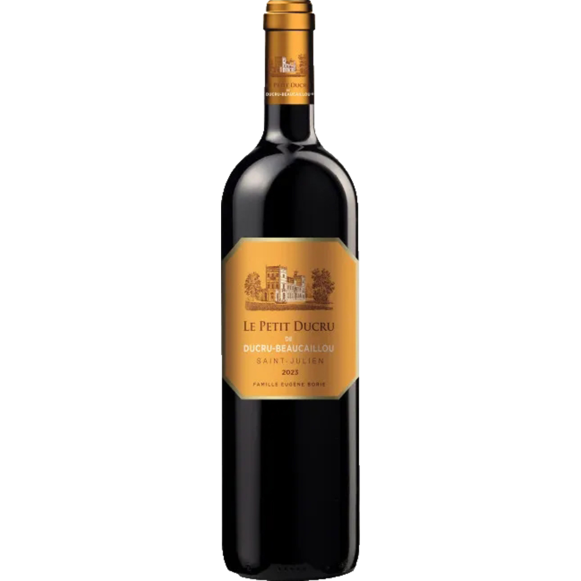 Le Petit Ducru de Ducru Beaucaillou, Saint-Julien AOP, Bordeaux, 2019, Rotwein - Rotwein