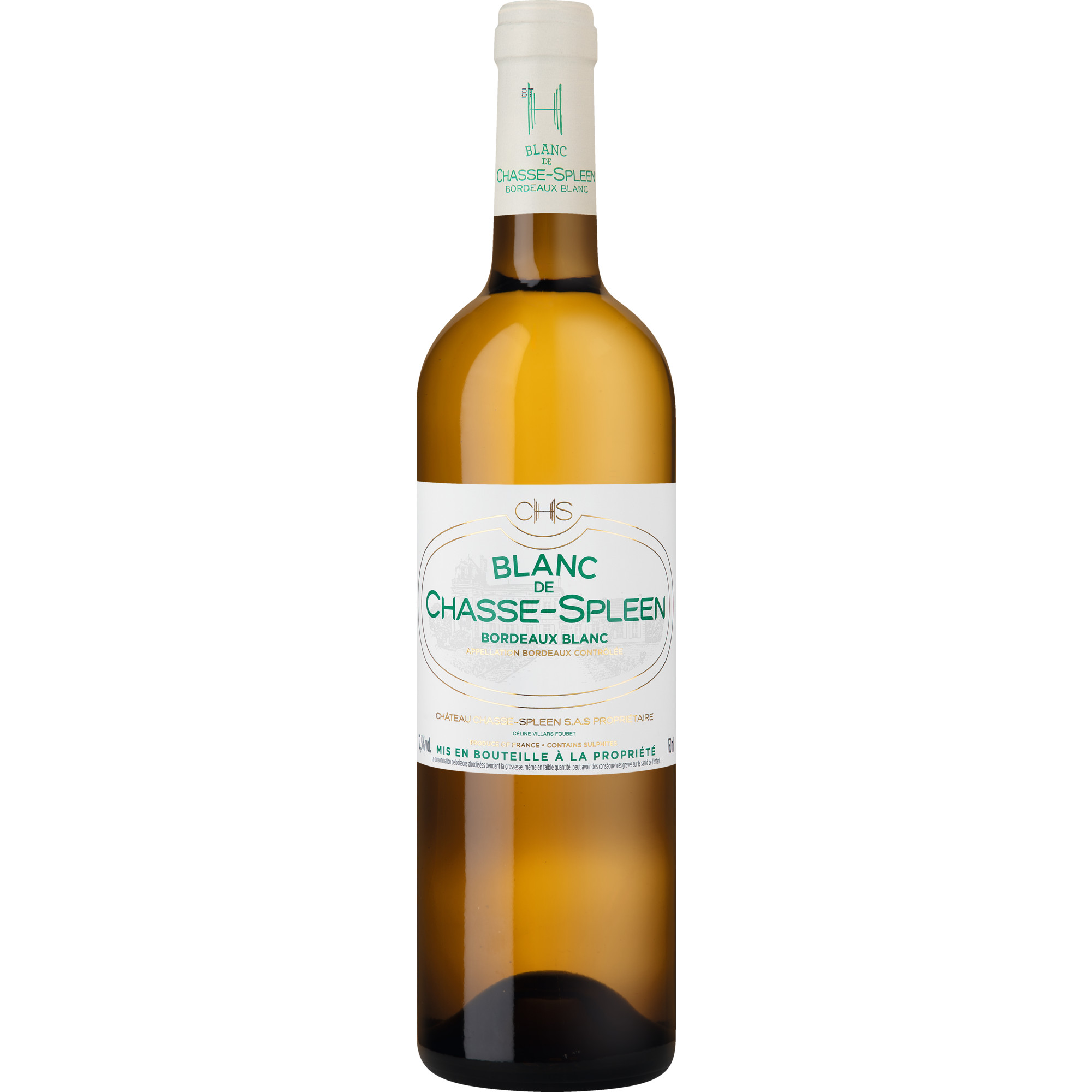 Blanc de Chasse-Spleen, Château Chasse-Spleen, Bordeaux, Bordeaux, 2021, Weißwein