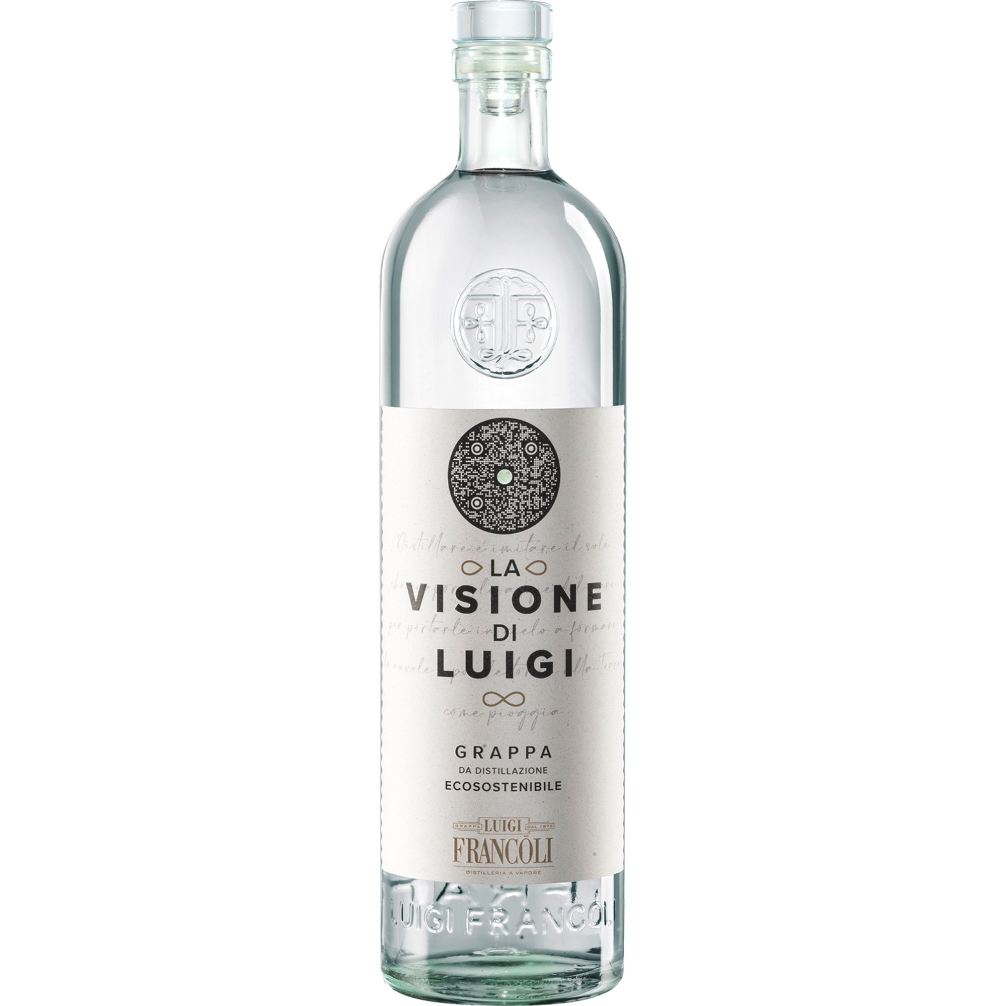 Image of Luigi Francoli Grappa La Visione di Luigi, Italien, 0,5 L, 40% Vol., Spirituosen