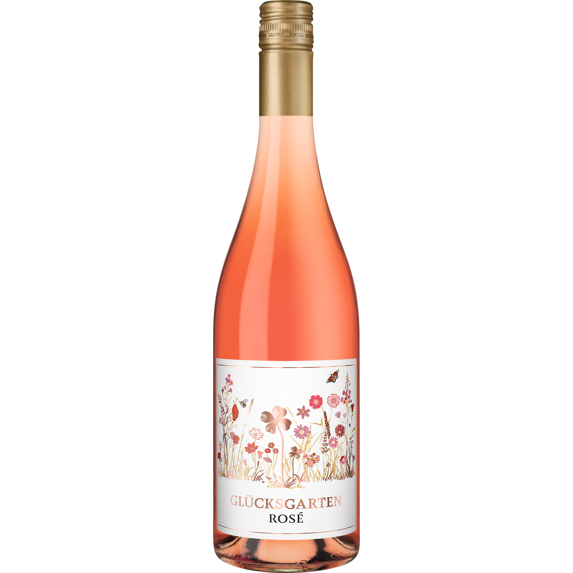 Image of Glücksgarten Rosé, Trocken, Rheinhessen, Rheinhessen, 2024, Roséwein
