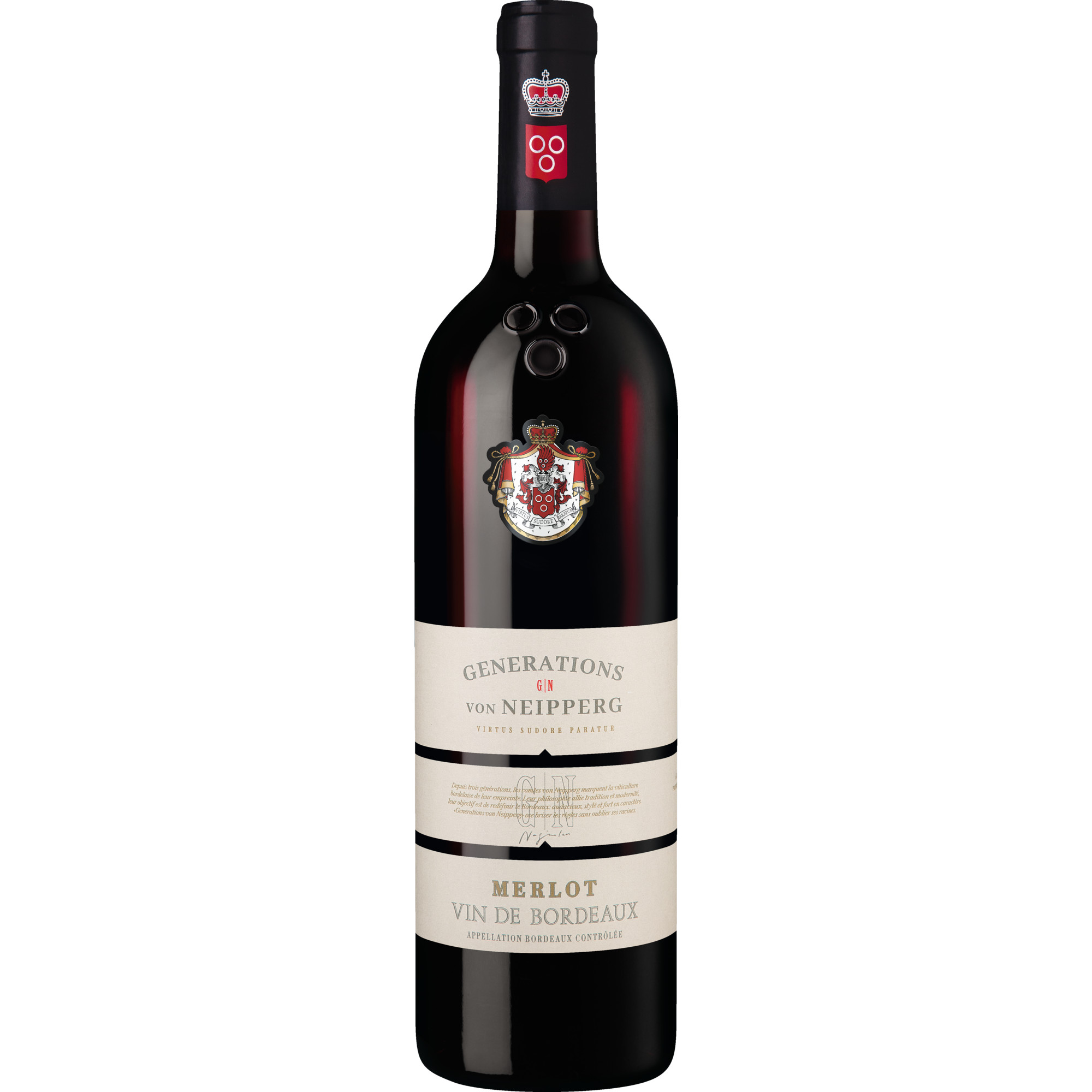Generations von Neipperg Merlot, Bordeaux AOP, Bordeaux, 2024, Rotwein