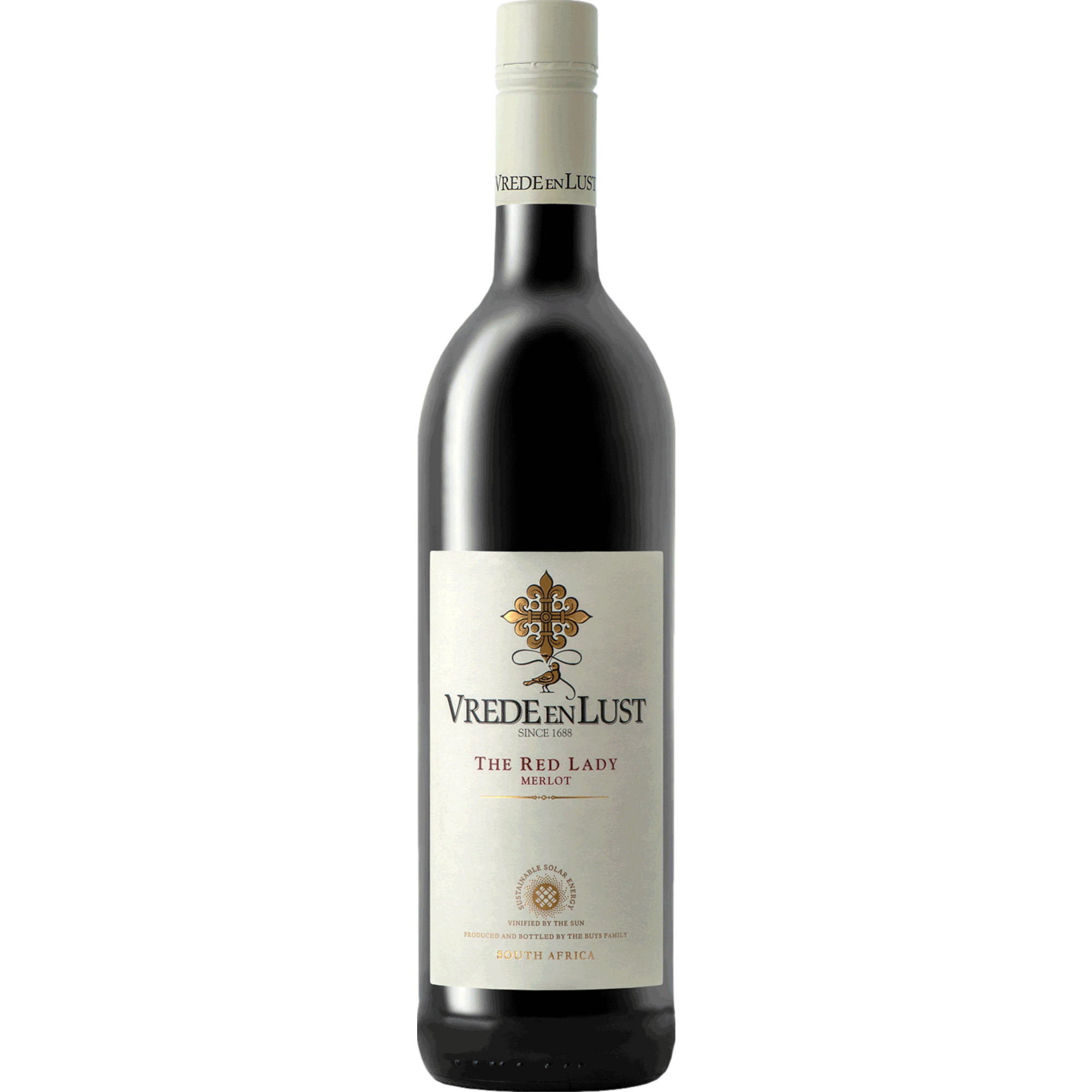 Vrede en Lust The Red Lady Merlot, WO Western Cape, Western Cape, 2022, Rotwein - Rotwein