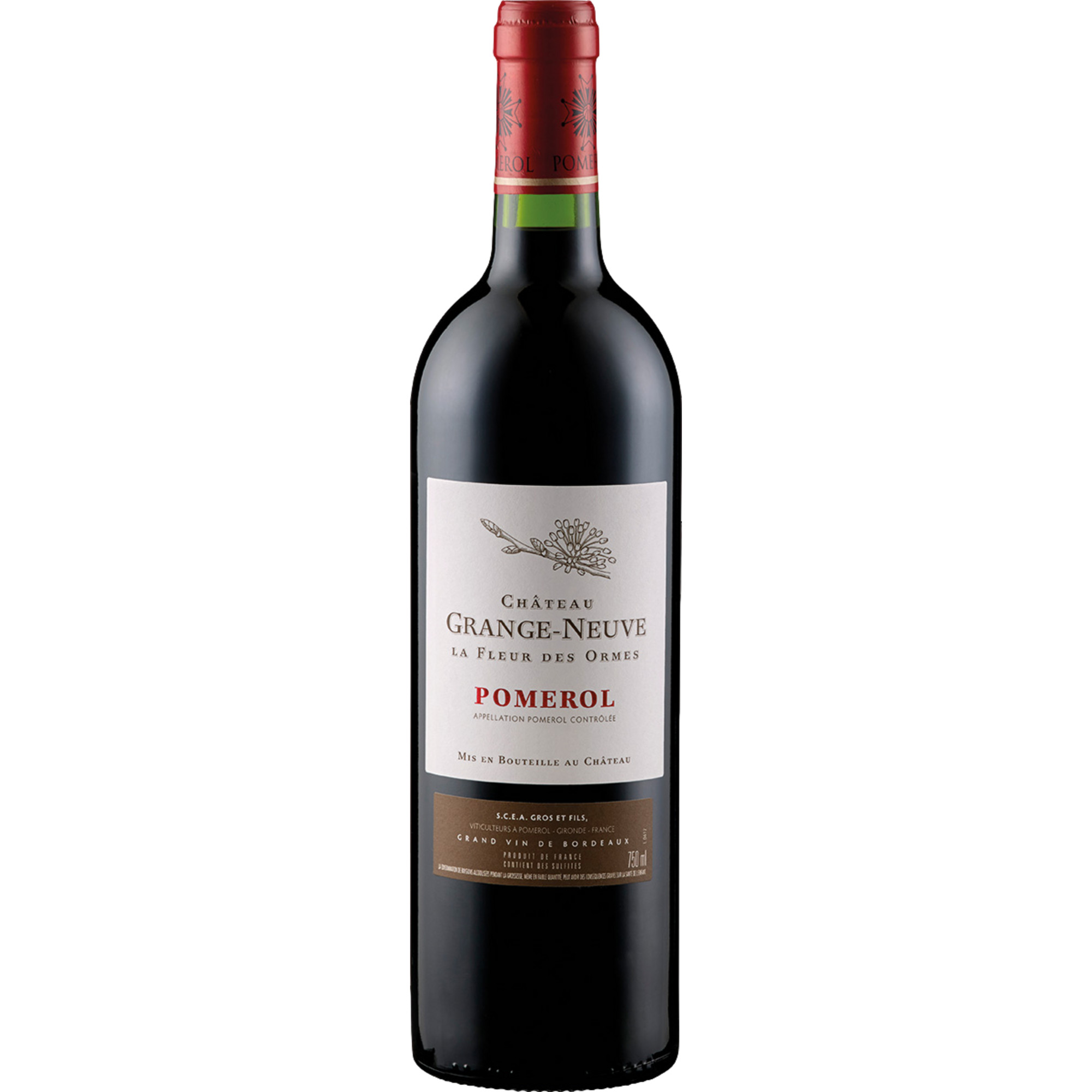 Image of Château Grange Neuve La Fleur des Ormes Pomerol, Pomerol AOP, Bordeaux, 2019, Rotwein