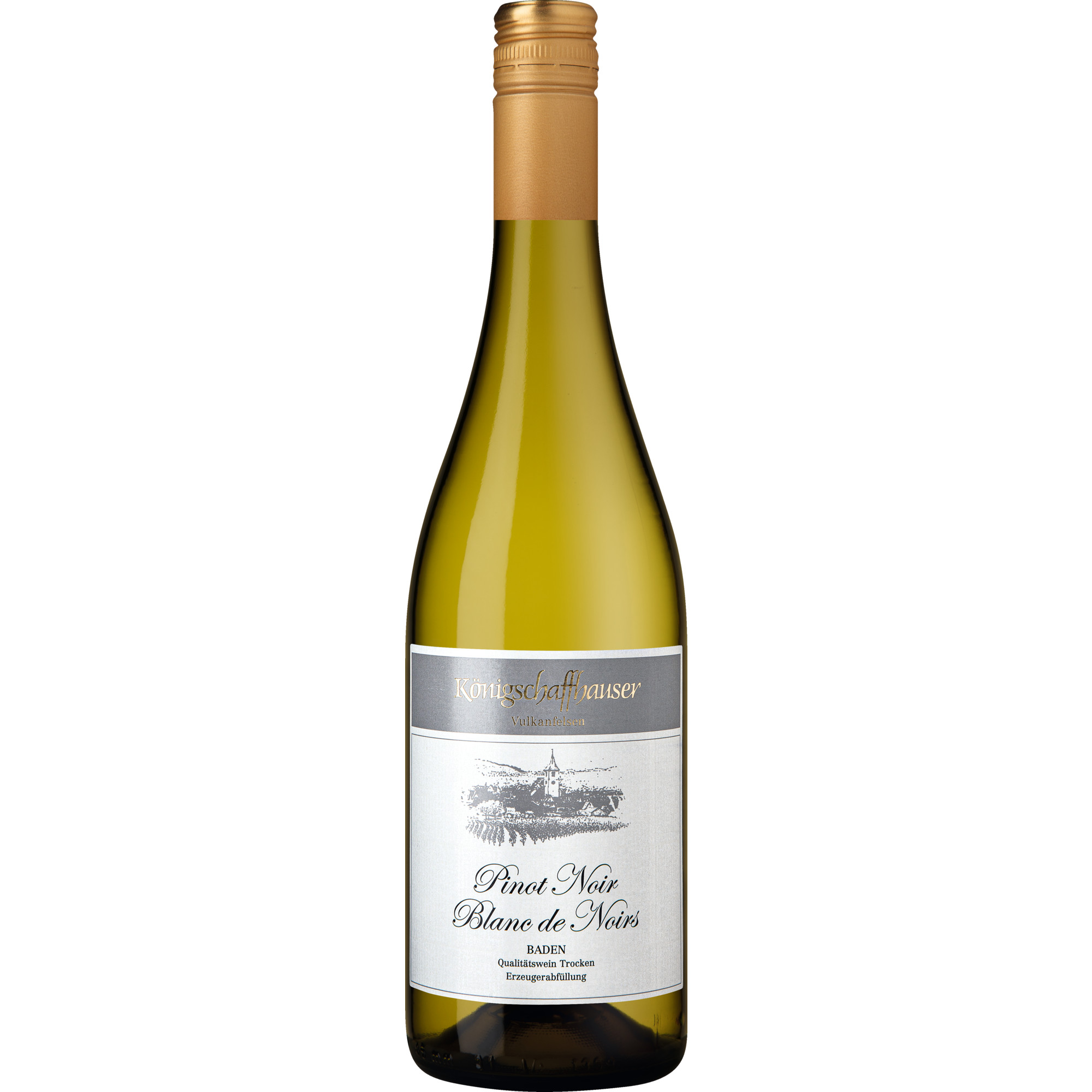 Königschaffhauser Vulkanfelsen Blanc de Noirs, Trocken, Baden, Baden, 2024, Weißwein