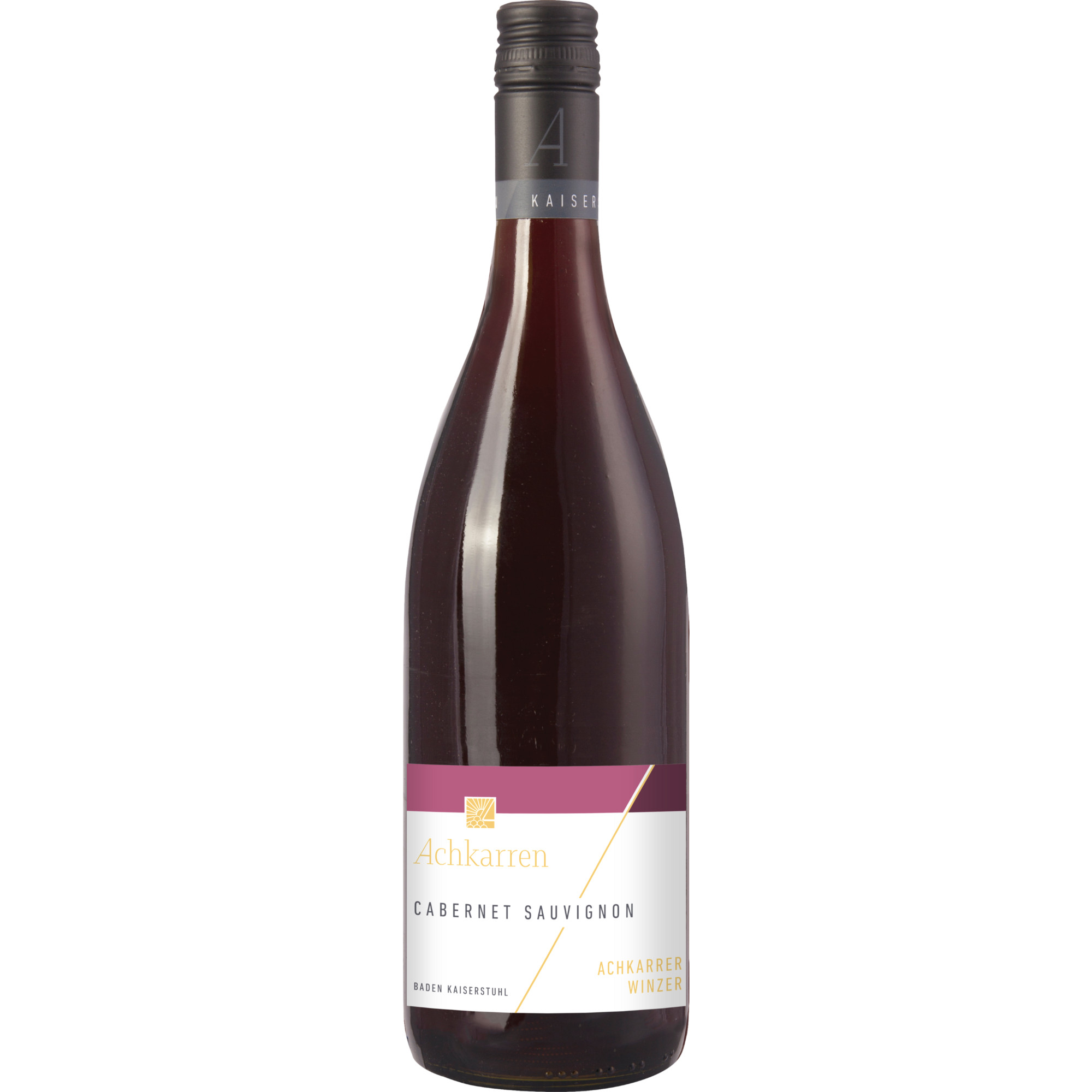Achkarrer Winzer Cabernet Sauvignon Qualitätswein, Trocken, Baden, Baden, 2021, Rotwein - Rotwein